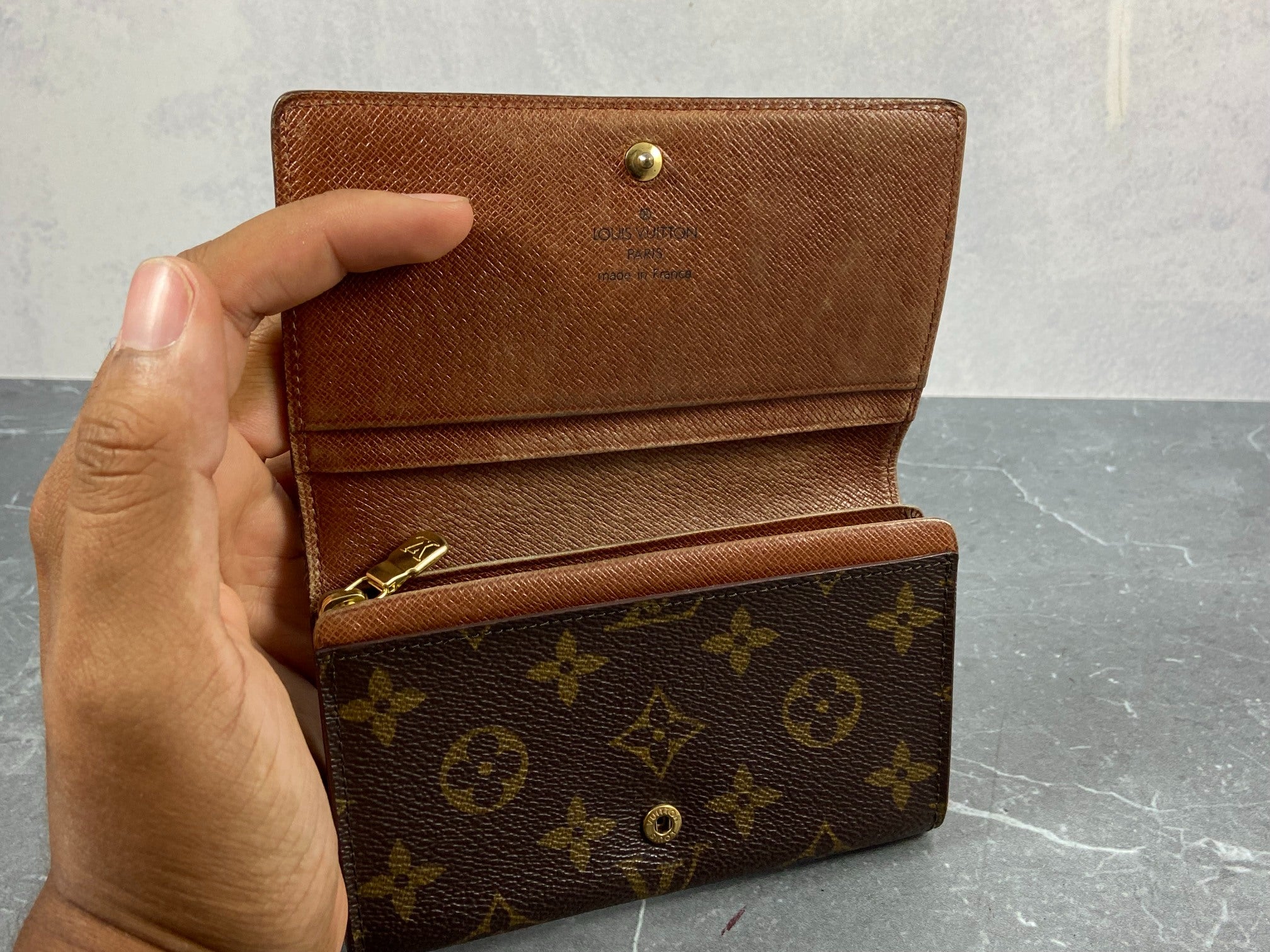Louis Vuitton Porte-Monnaie Tresor Monogram Canvas