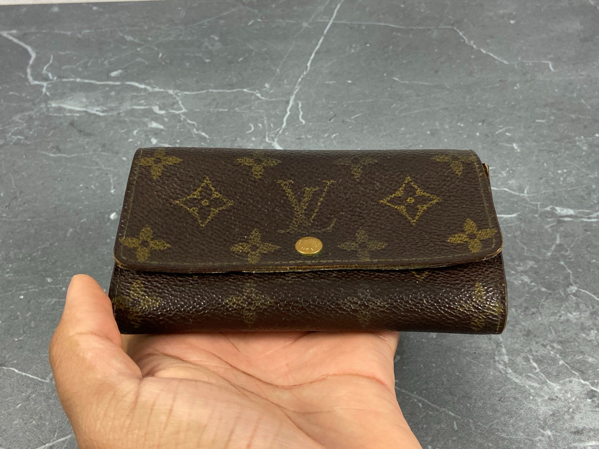 Louis Vuitton Petit Tresor Wallet Monogram Canvas