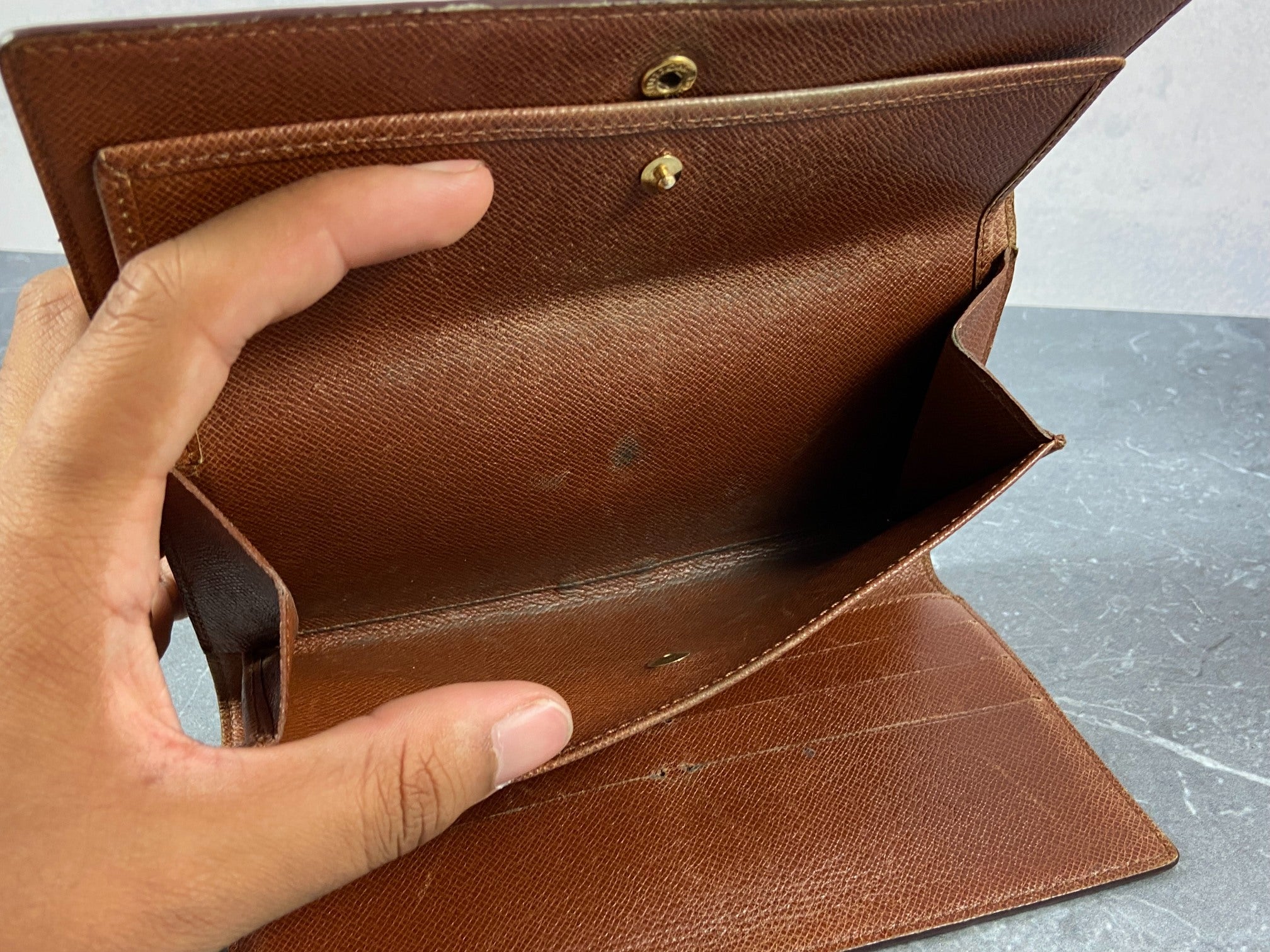 Louis Vuitton Porte Tresor International Wallet Monogram Canvas