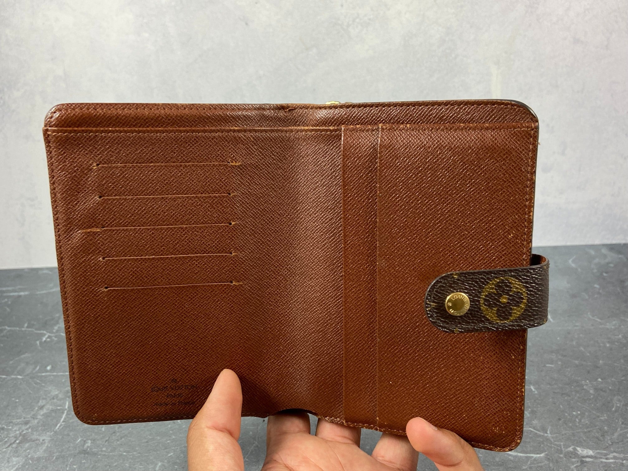 Louis Vuitton Porto Paper Zip Wallet Monogram Canvas