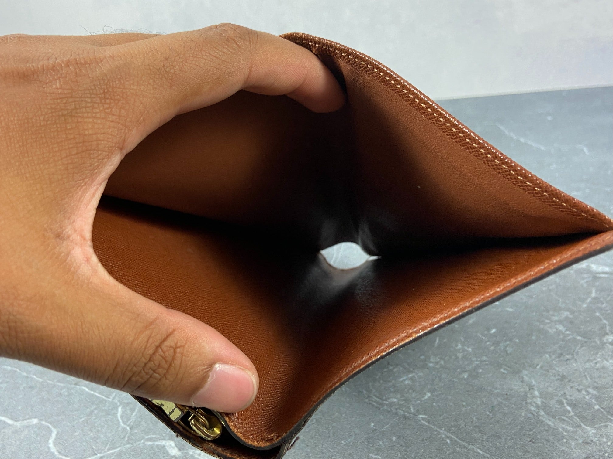 Louis Vuitton Porto Paper Zip Wallet Monogram Canvas