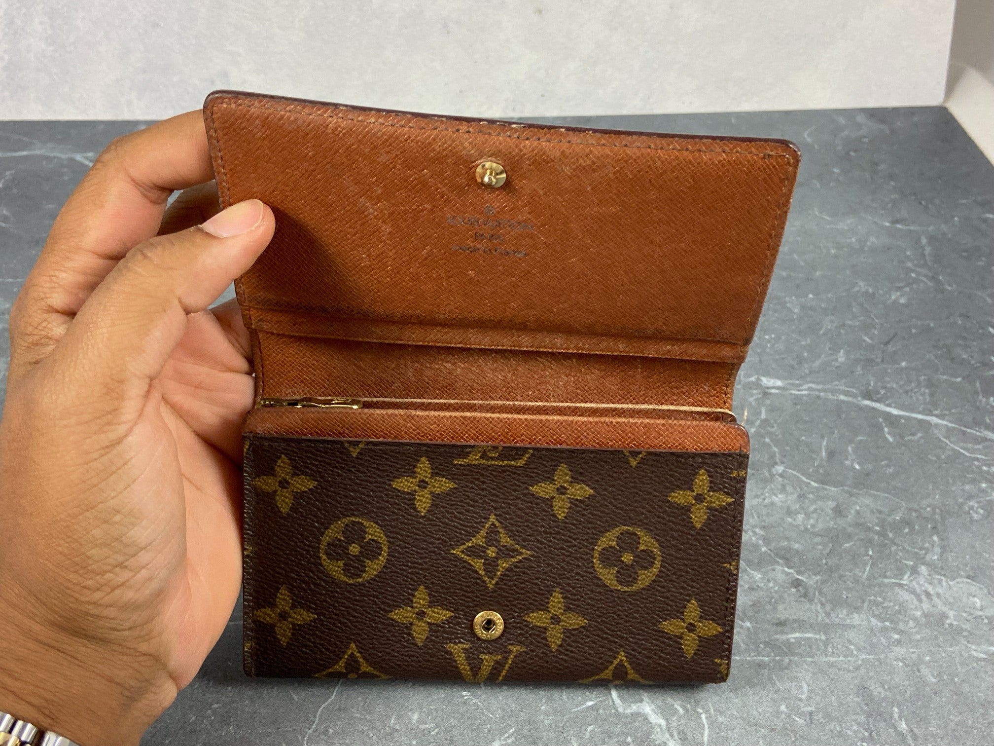 Louis Vuitton Porte-Monnaie Tresor Monogram Canvas