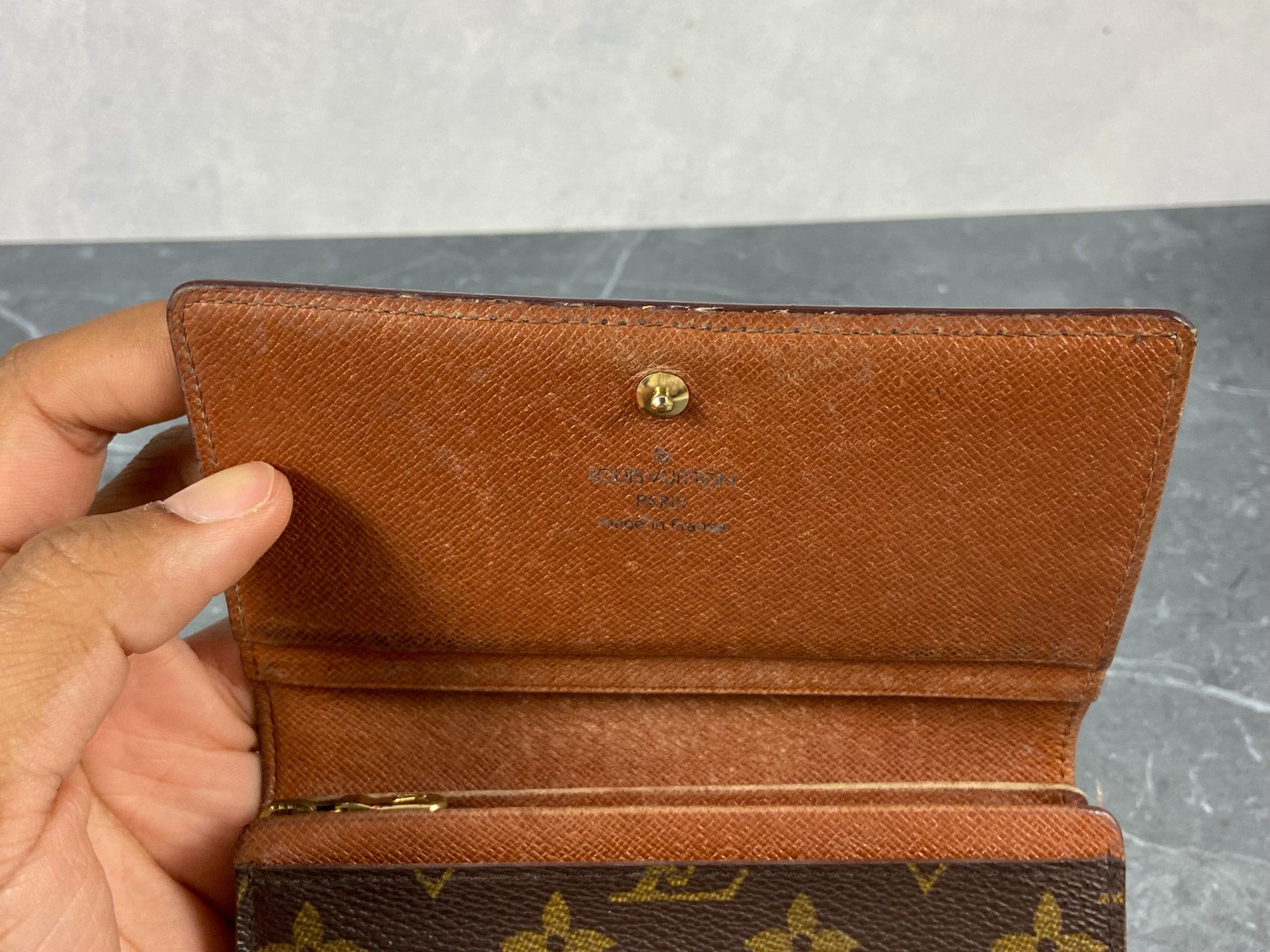 Louis Vuitton Porte-Monnaie Tresor Monogram Canvas