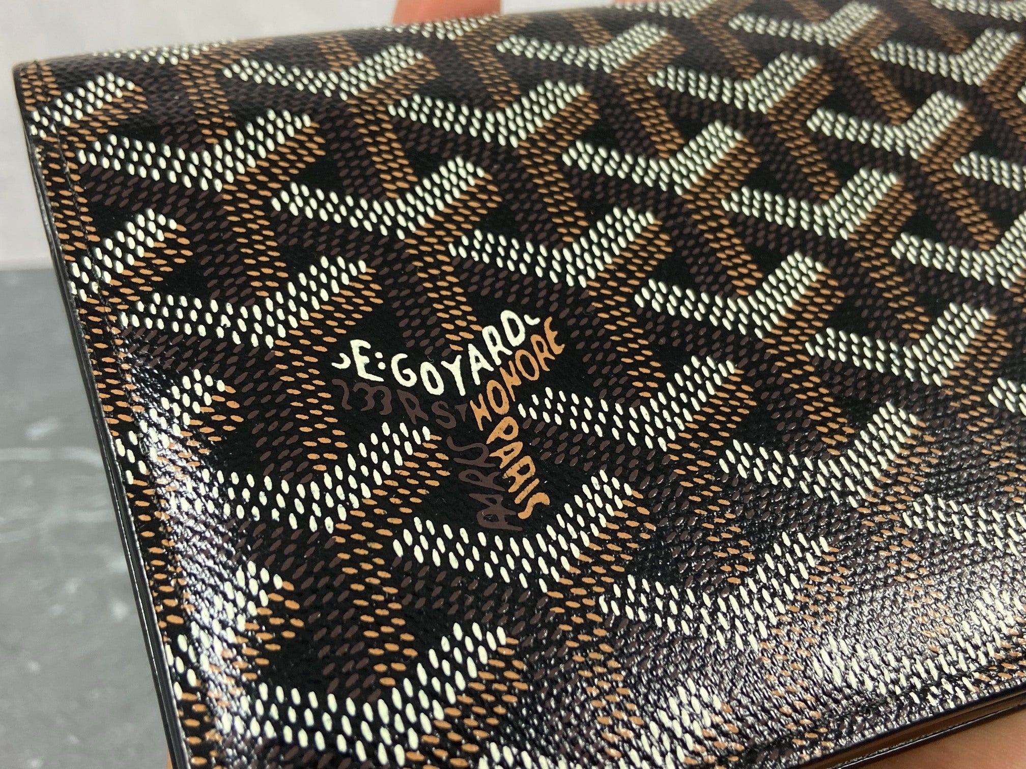 Goyard Richelieu Wallet Black Monogram