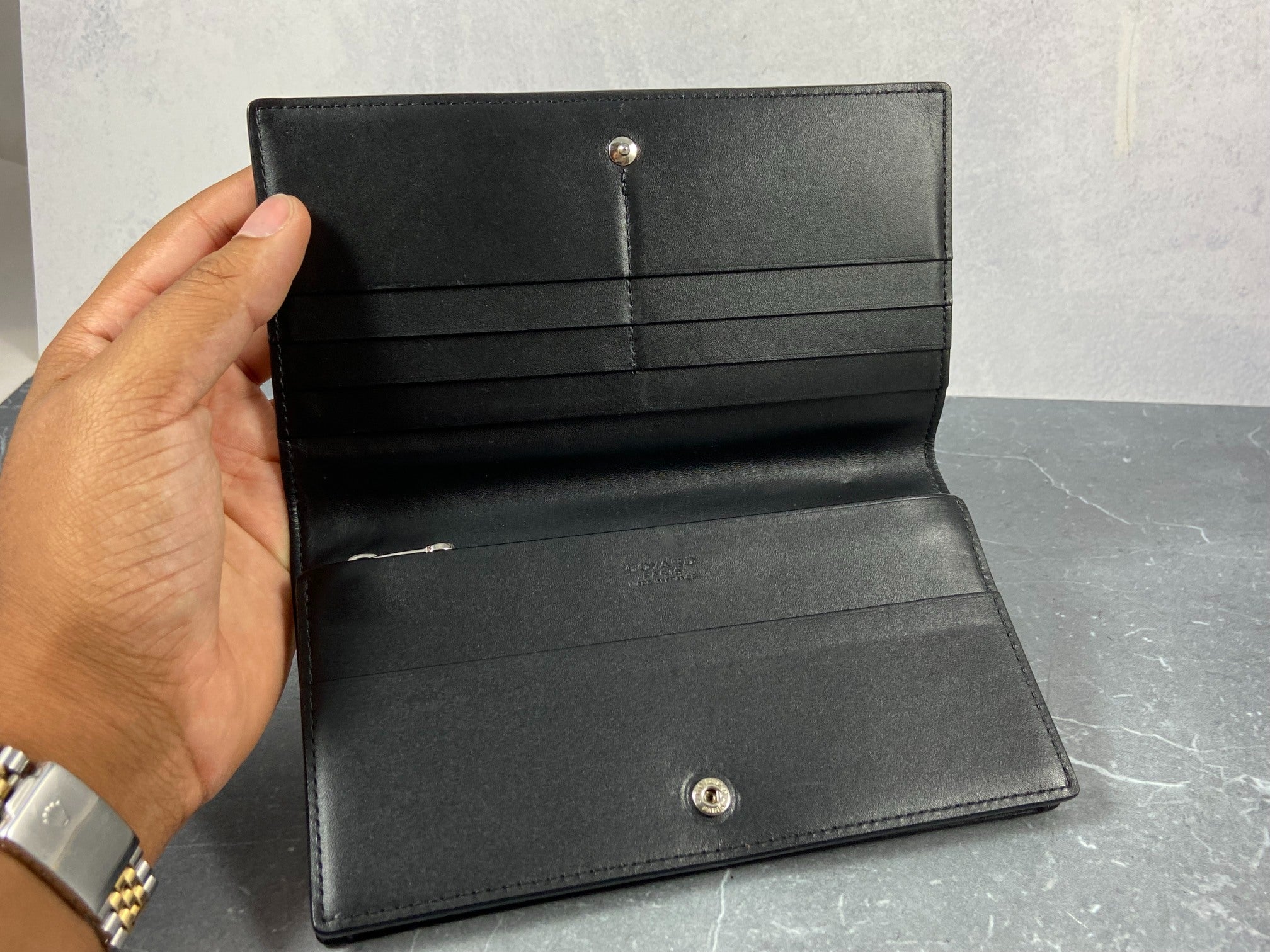 Goyard Richelieu Wallet Black Monogram