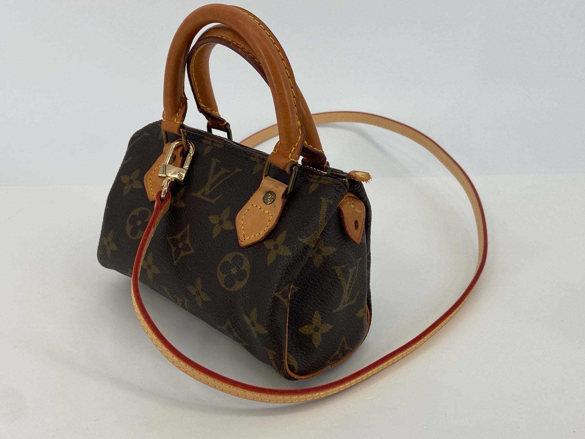 Louis Vuitton Speedy Crossbody Bag Monogram Canvas