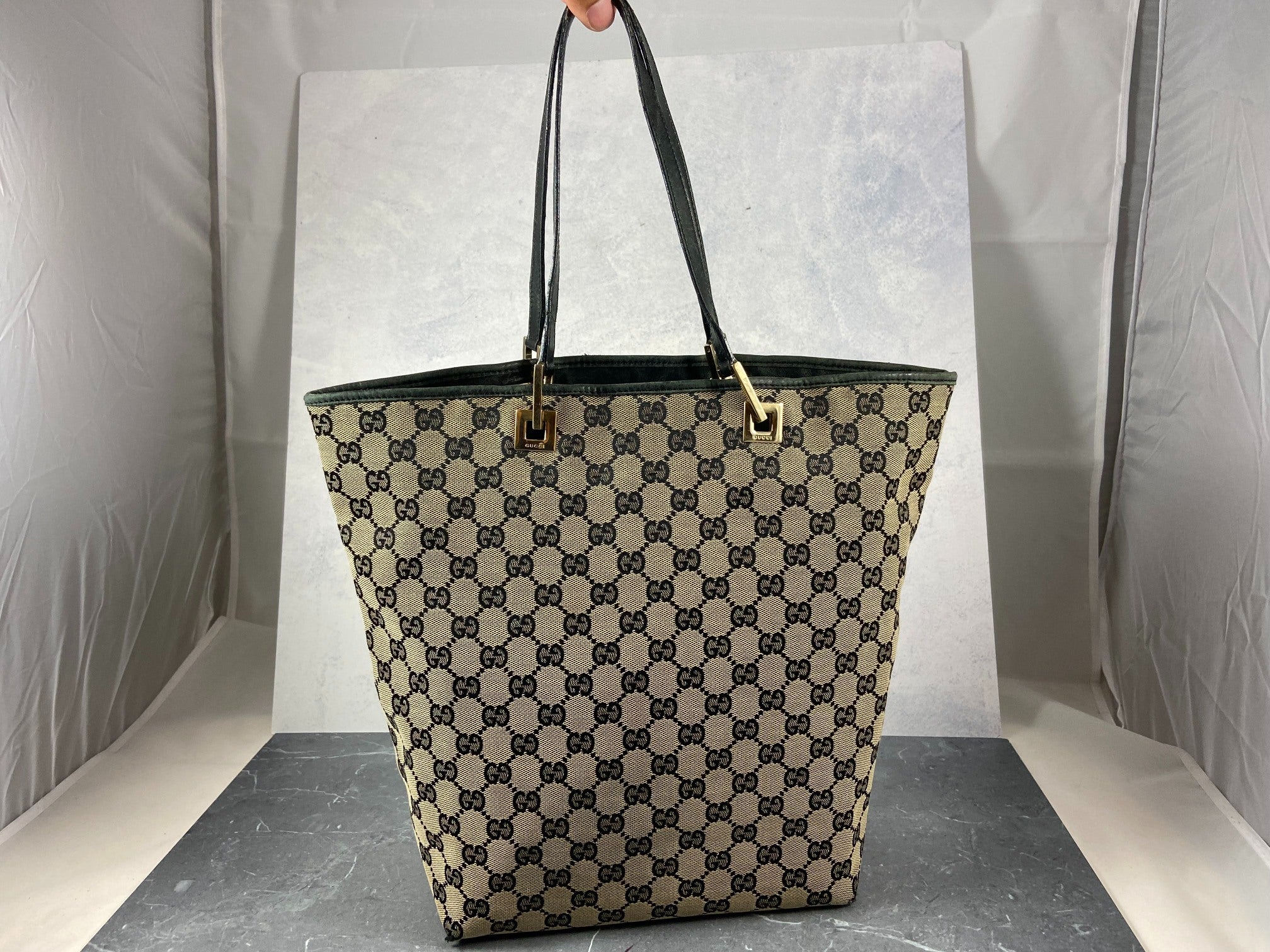 Gucci Hand / Tote Bag Beige GG Monogram