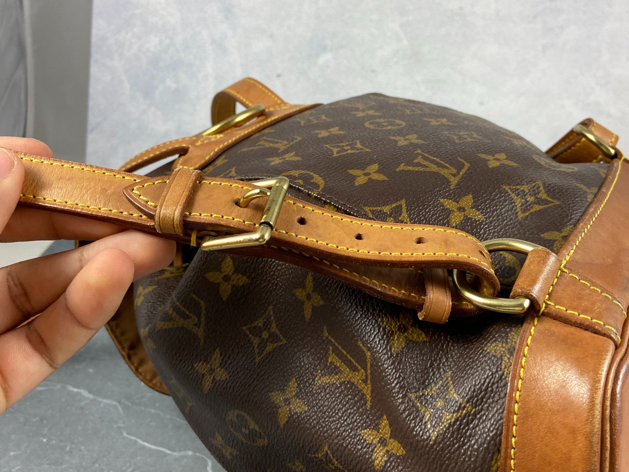Louis Vuitton Montsouris MM Backpack Monogram Canvas