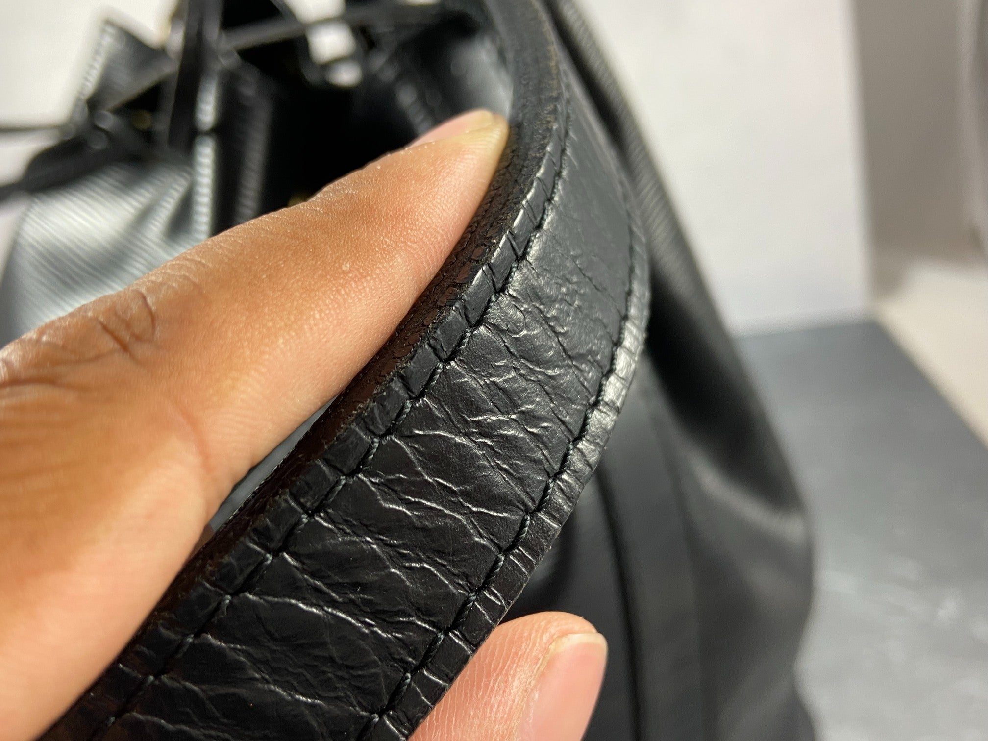 Louis Vuitton Sac Noé Petit Black Epi Leather
