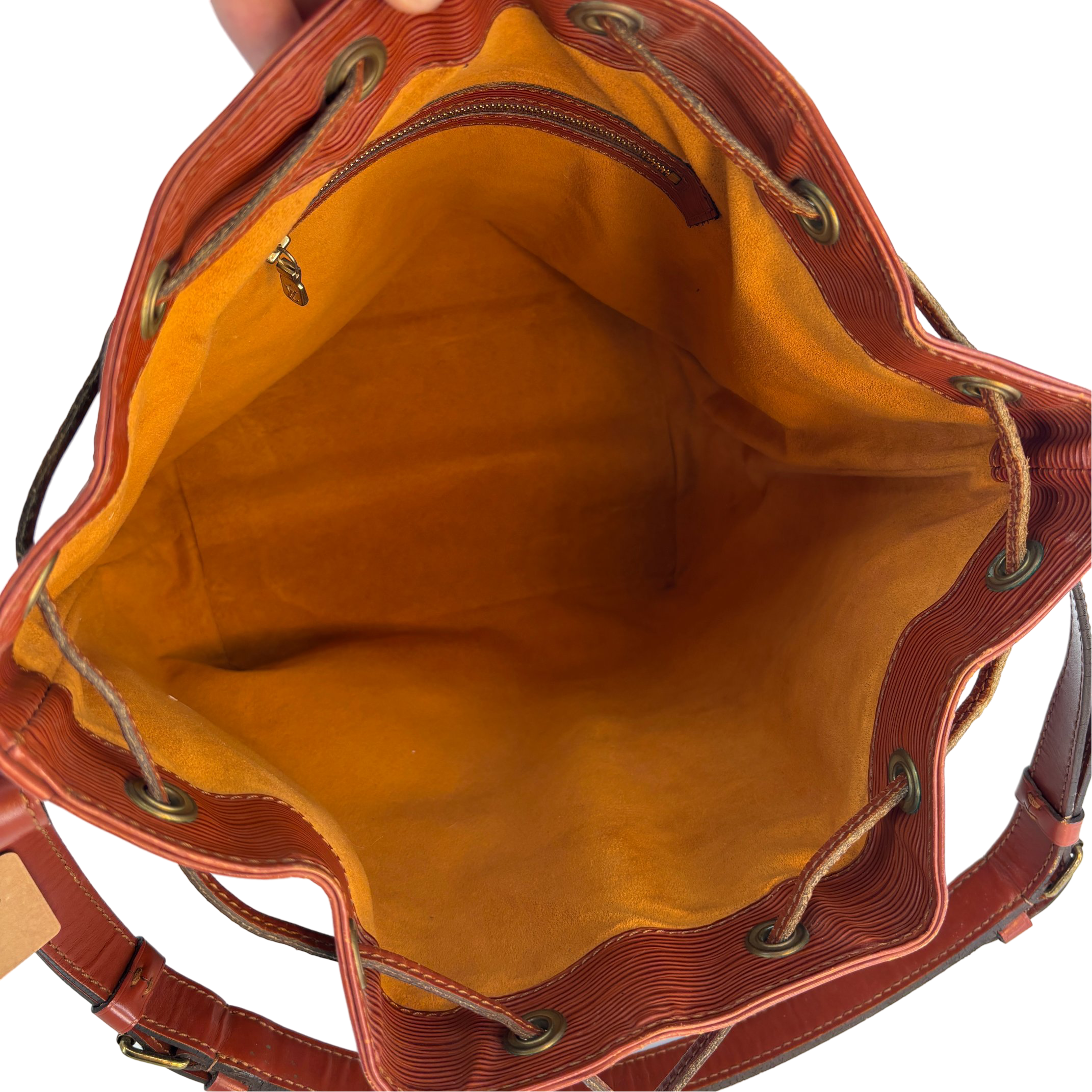 Louis Vuitton Sac Noé Grand Cognac Epi Leather