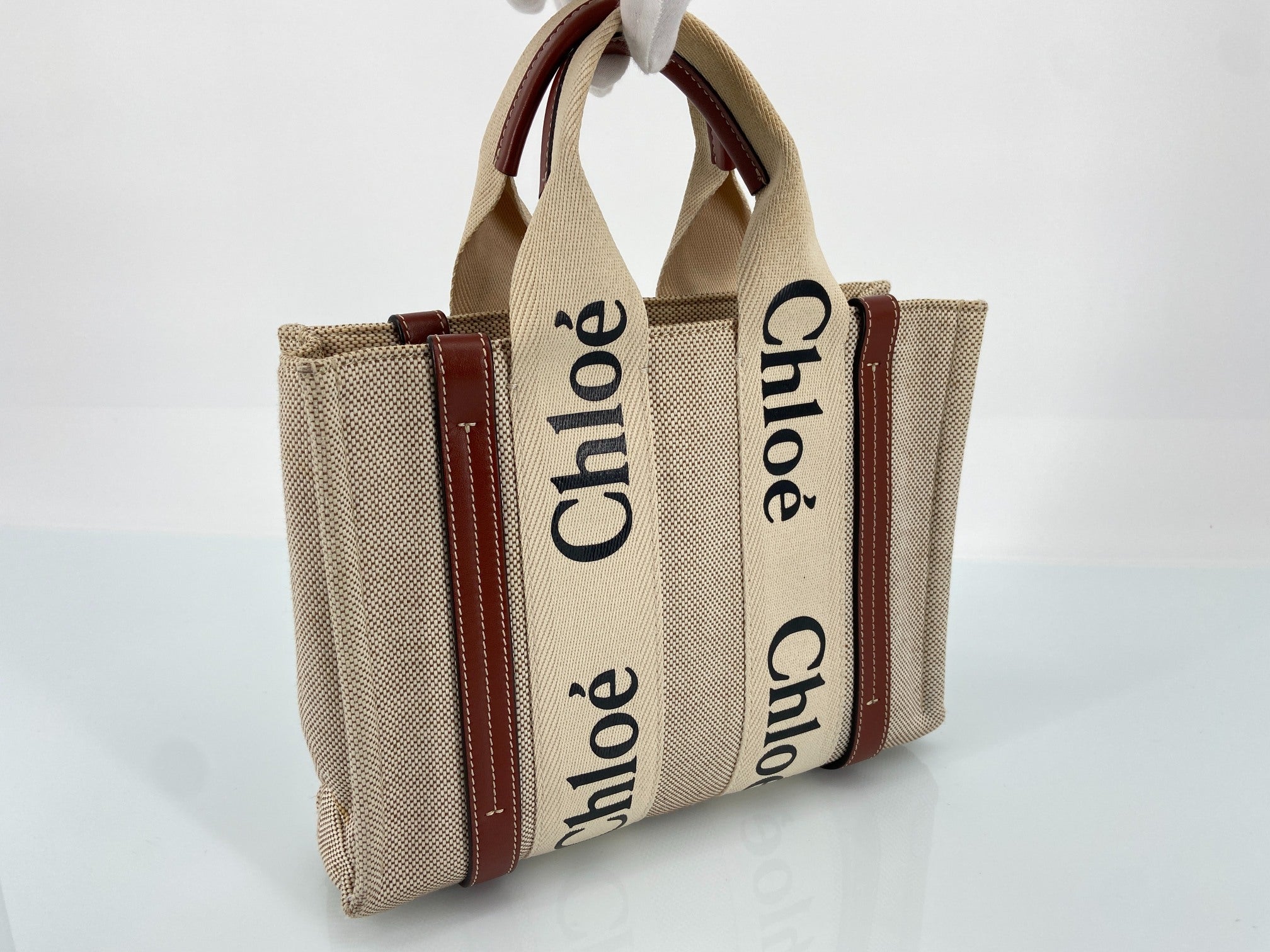 Chloé Woody Tote Bag Beige incl. Dustbag