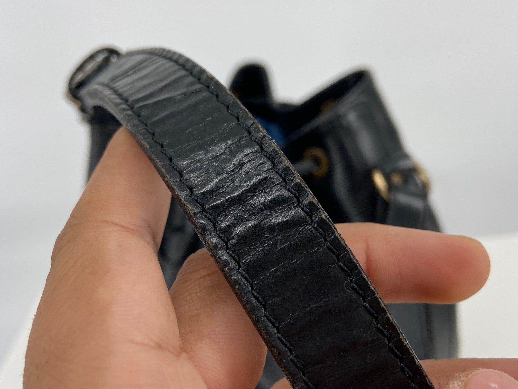 Louis Vuitton Sac Noé Petit Black Epi Leather