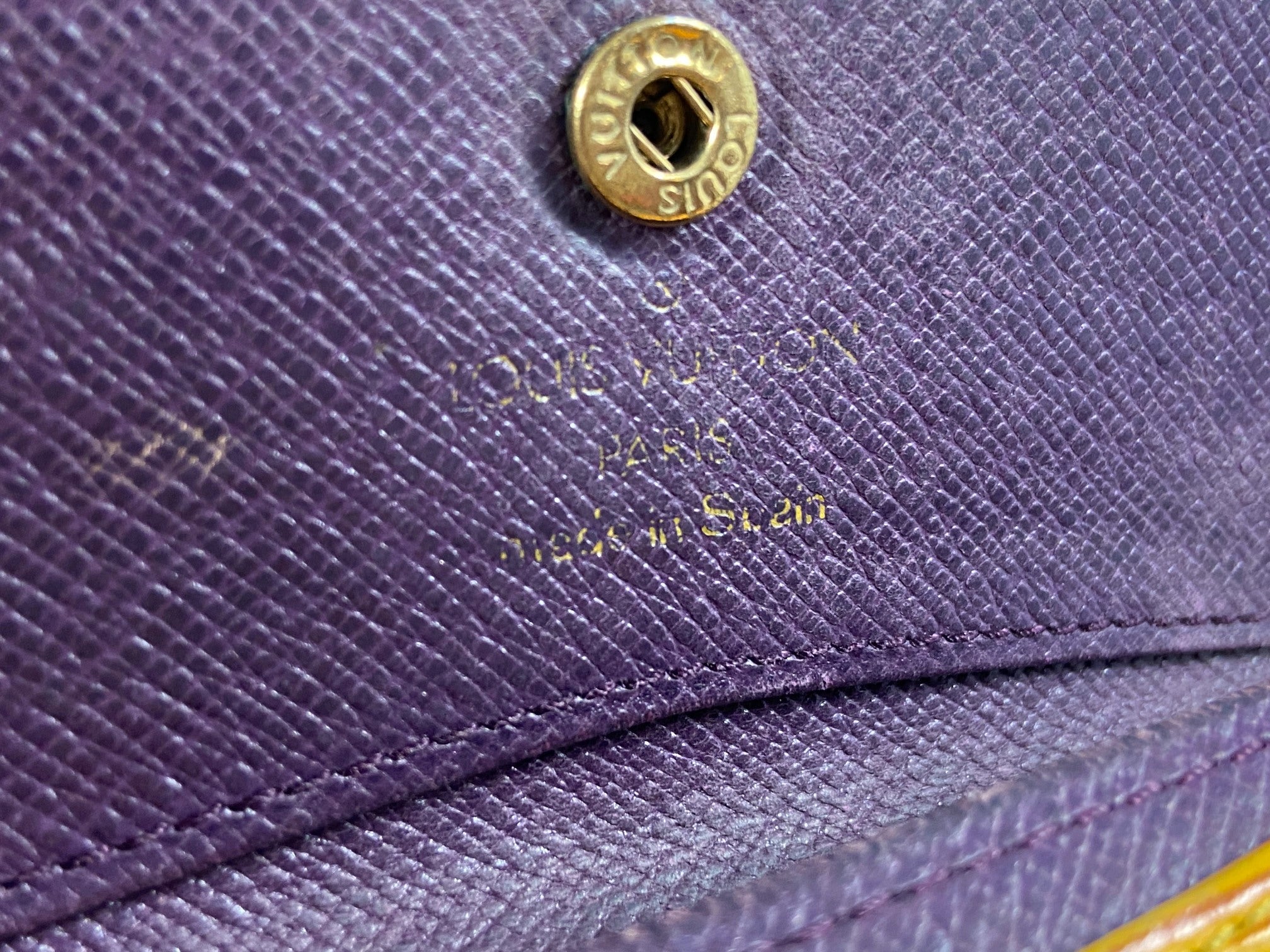 Louis Vuitton Small Wallet / Card Case Yellow Epi Leather