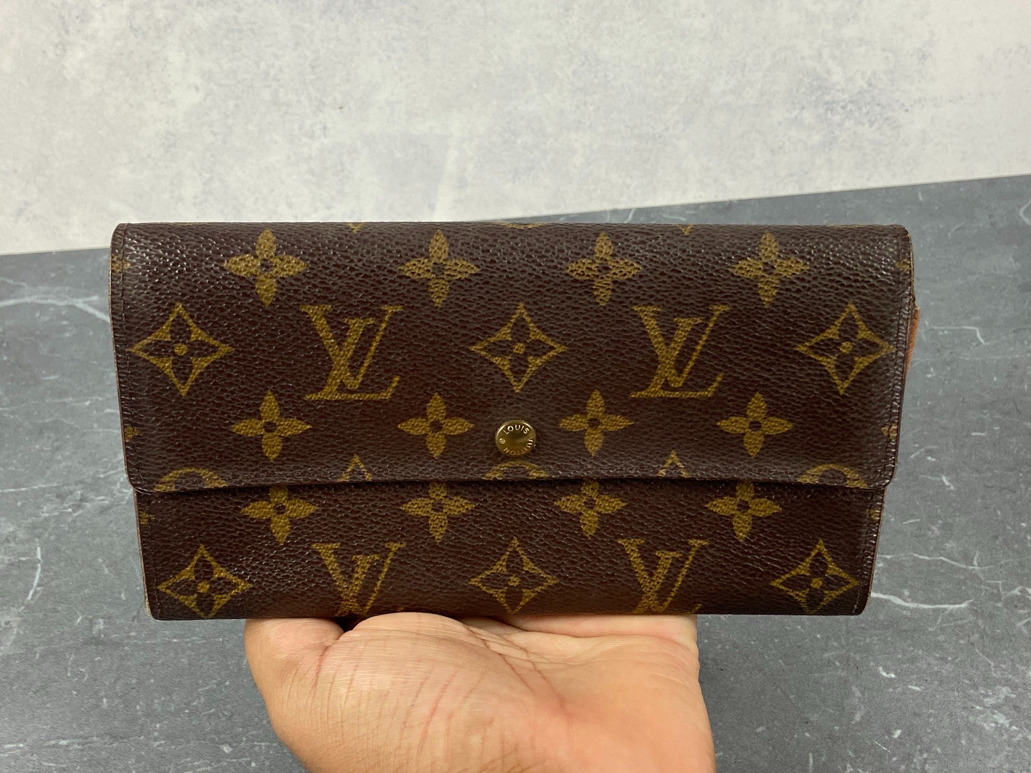 Louis Vuitton Sarah Wallet Monogram Canvas