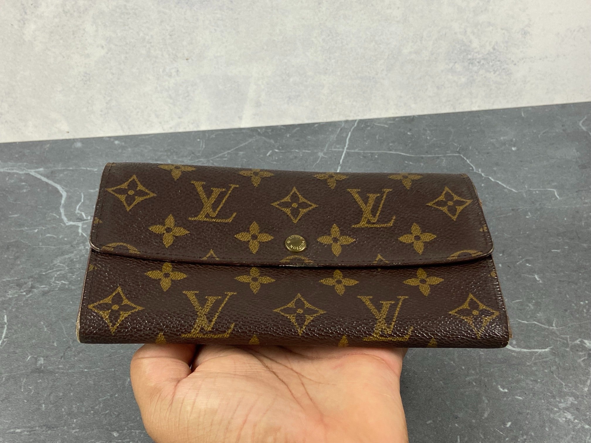 Louis Vuitton Sarah Wallet Monogram Canvas