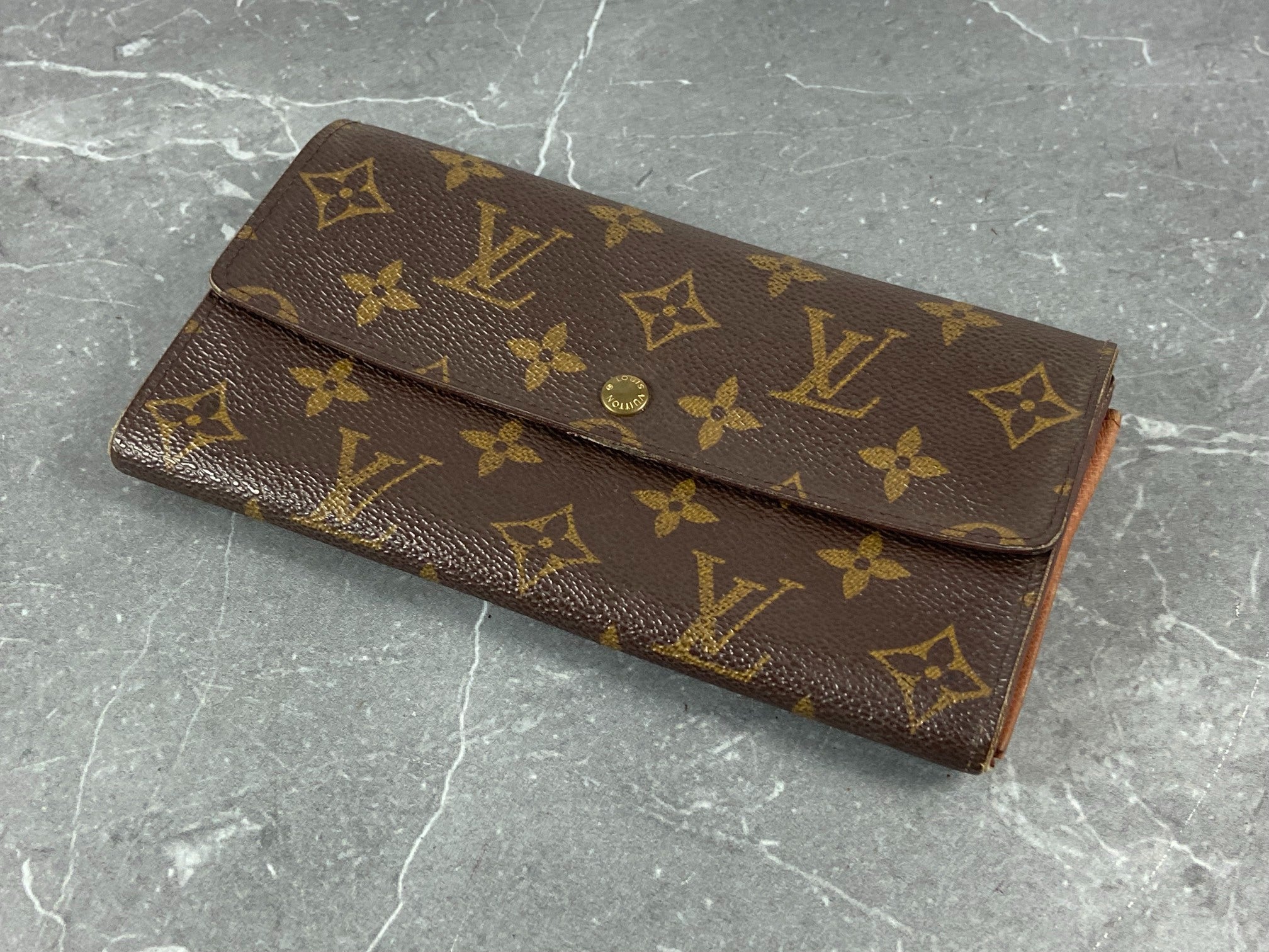 Louis Vuitton Sarah Wallet Monogram Canvas