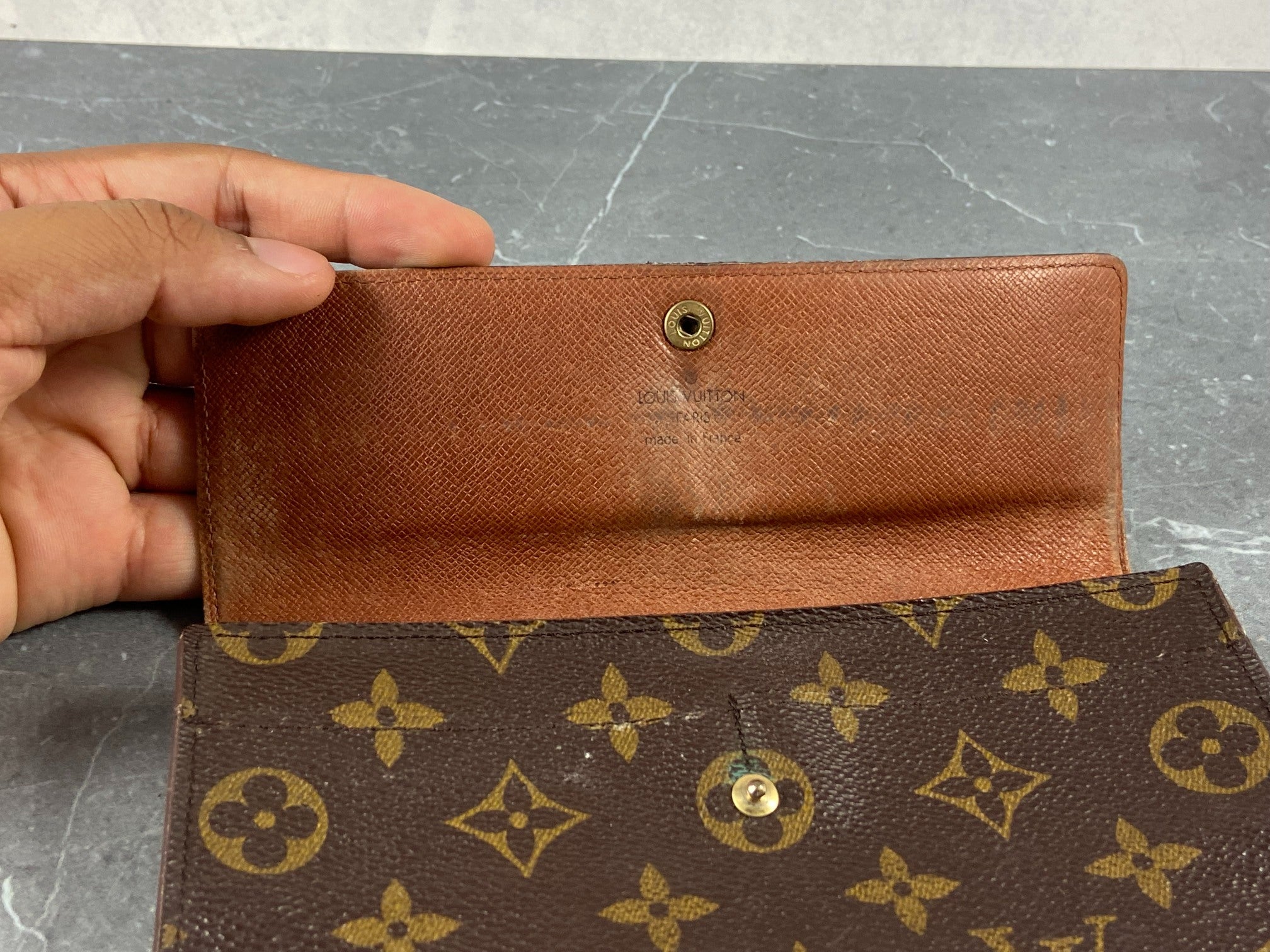 Louis Vuitton Sarah Wallet Monogram Canvas