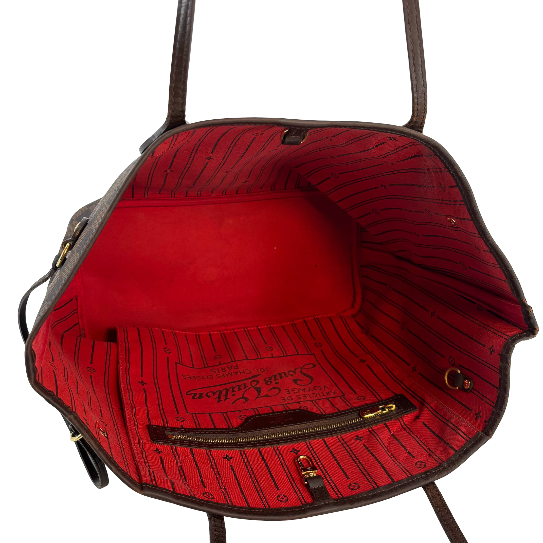 Louis Vuitton Neverfull MM Damier Ebene Canvas