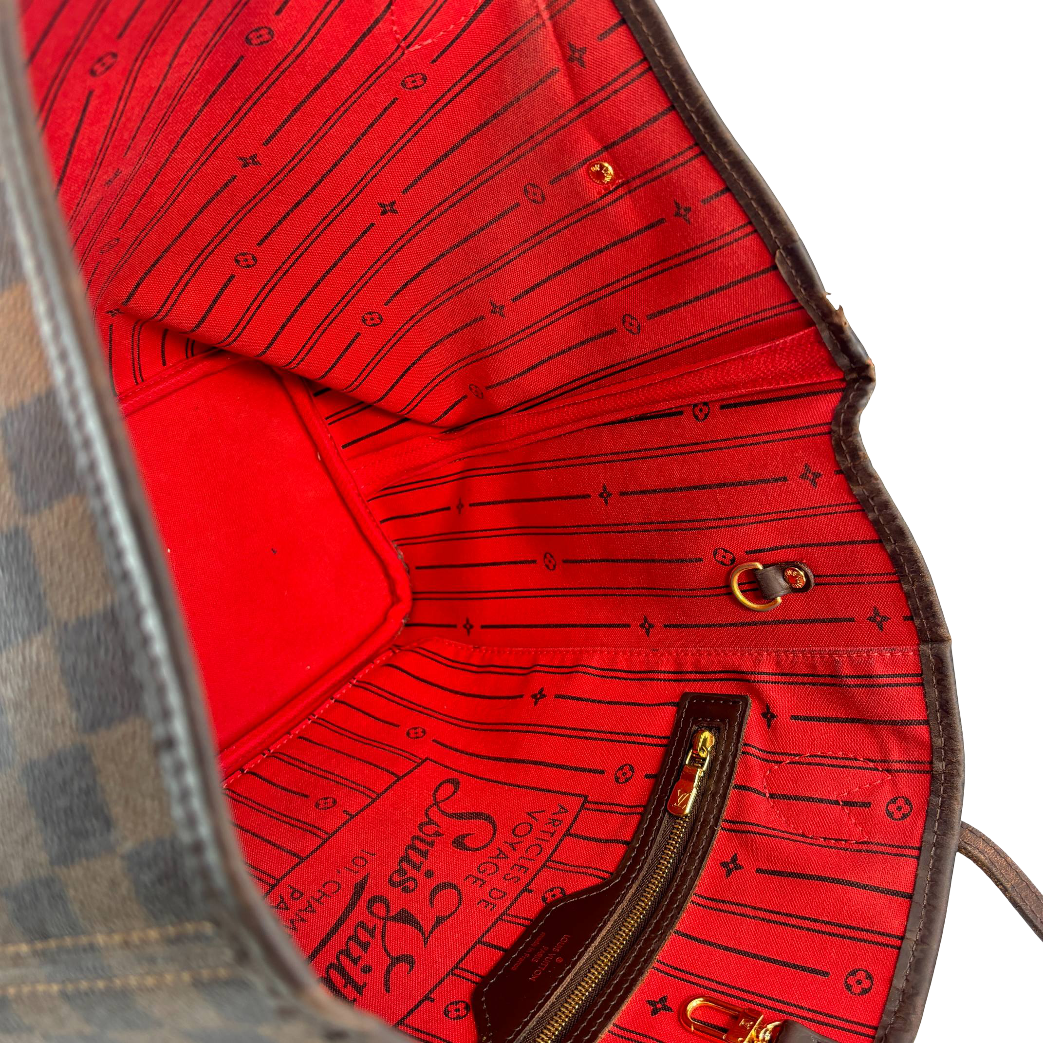 Louis Vuitton Neverfull MM Damier Ebene Canvas