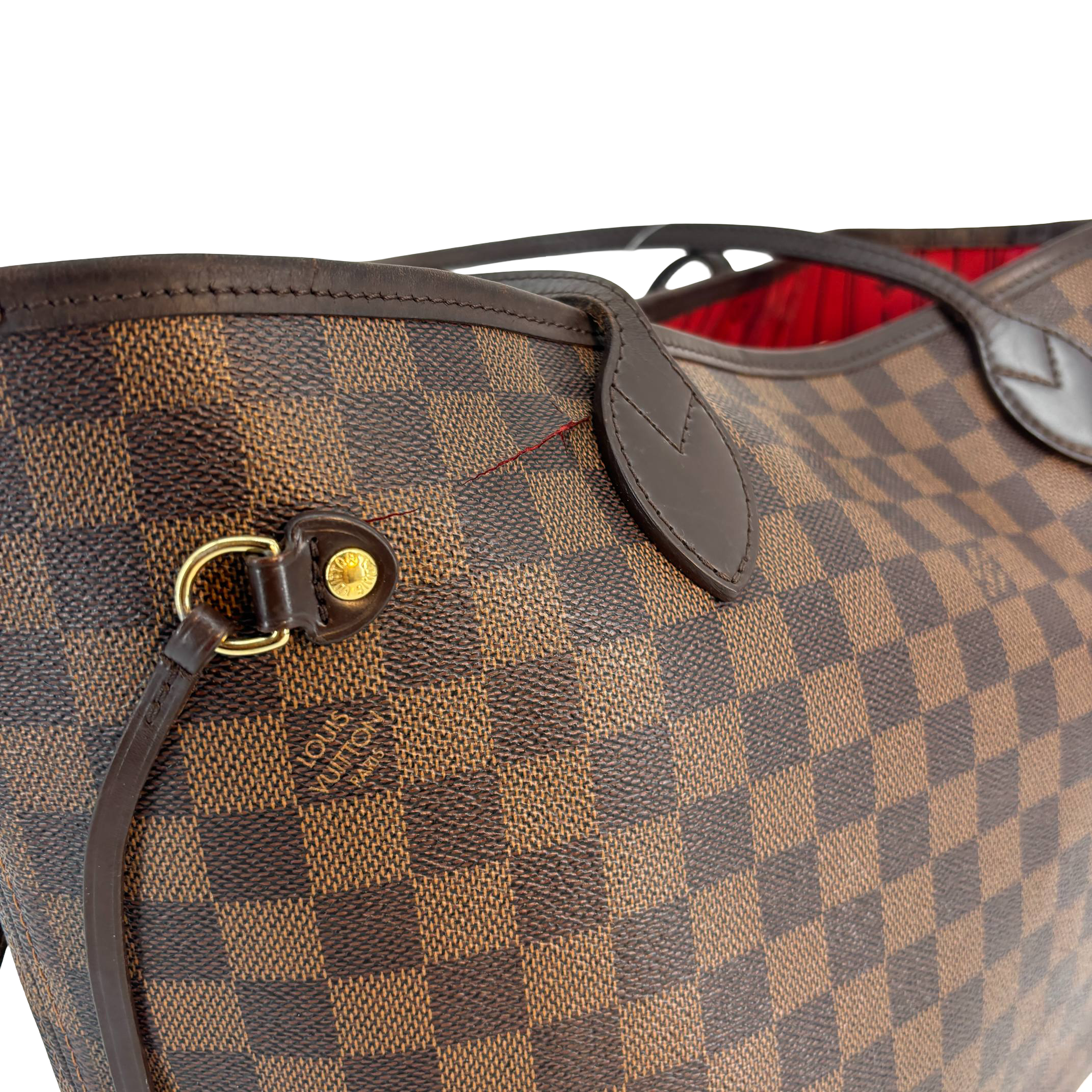 Louis Vuitton Neverfull MM Damier Ebene Canvas