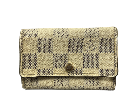 Louis Vuitton 6 Key Holder Damier Azur Canvas