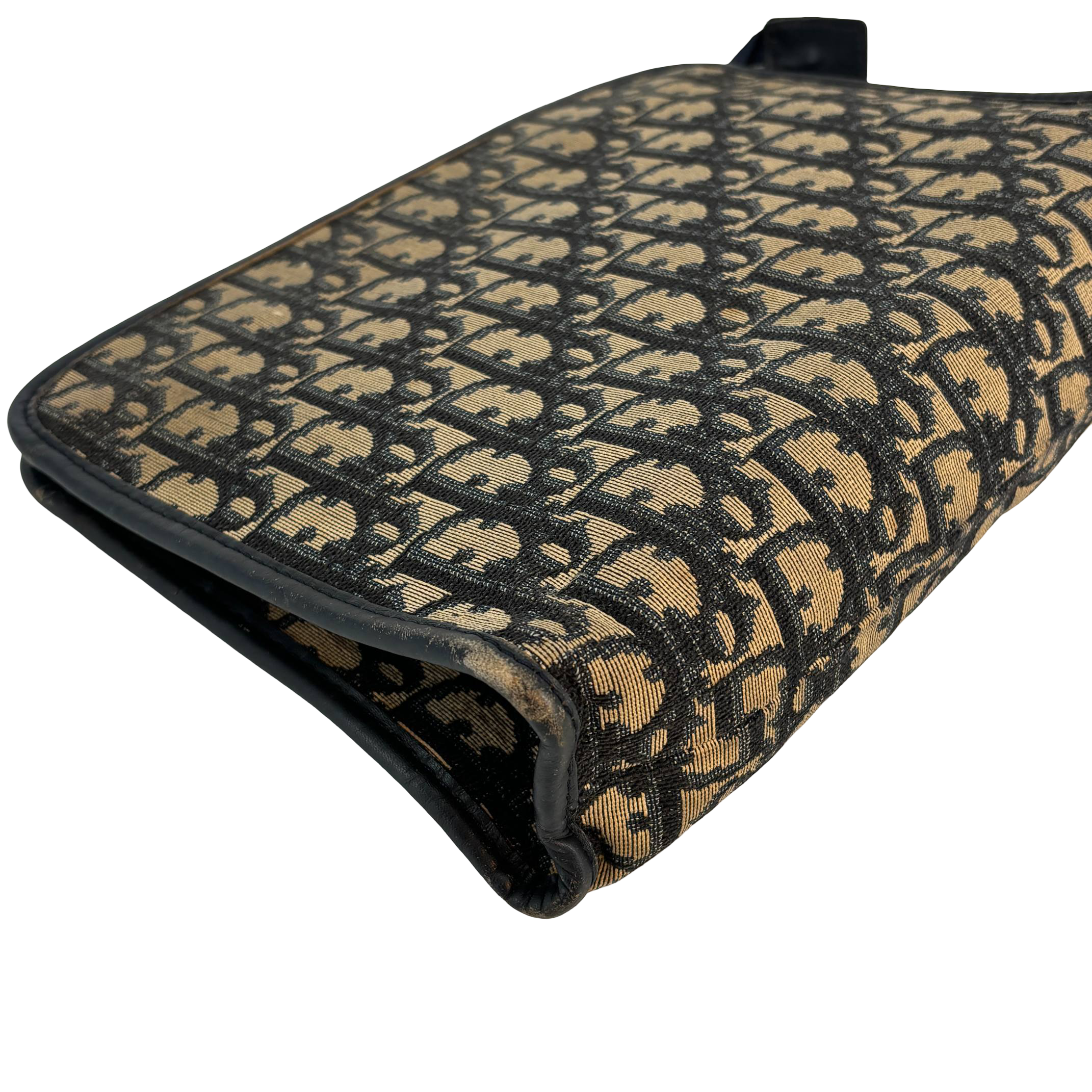 Christian Dior Oblique Clutch / Pouch Blue Trotter Monogram