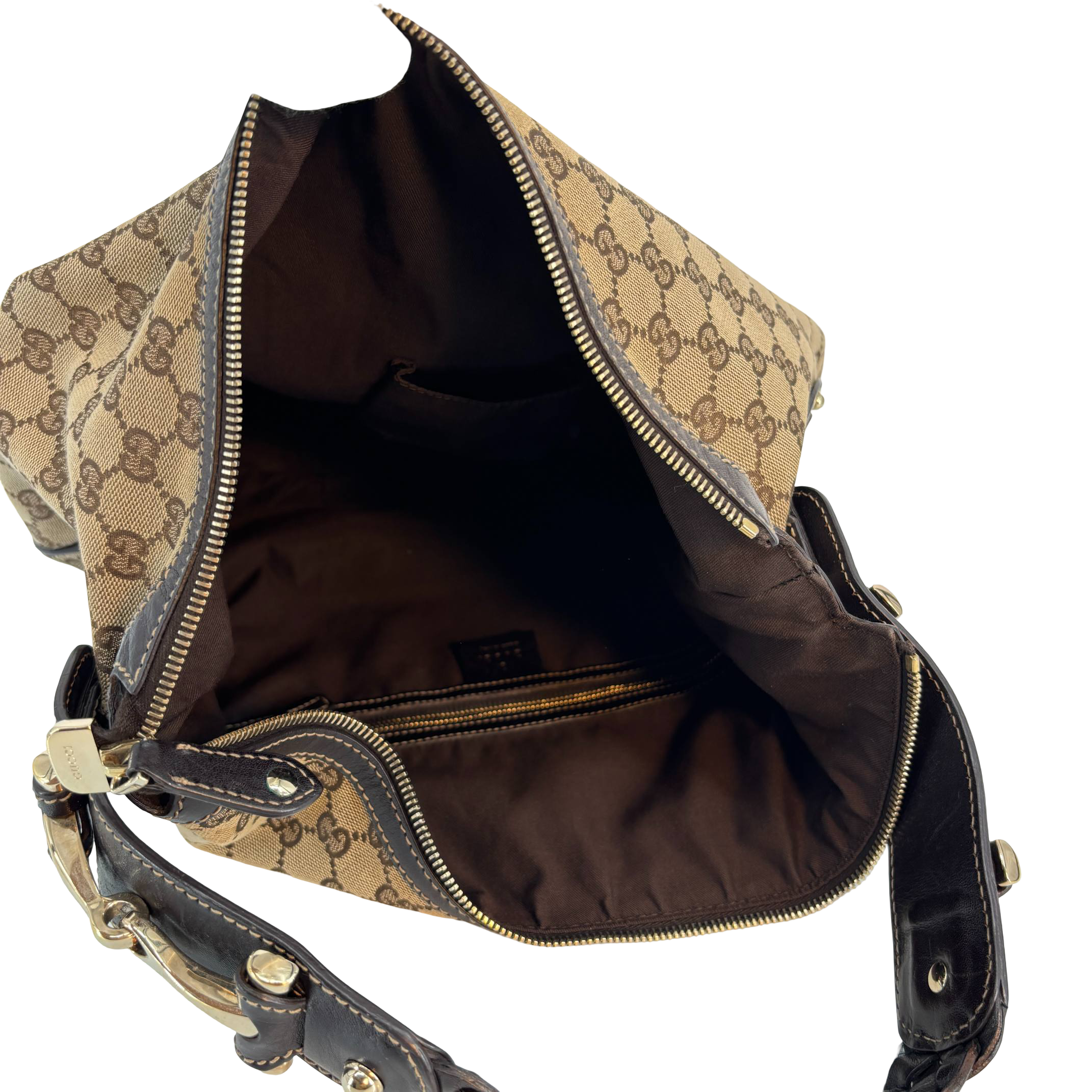 Gucci Pelham Hobo Bag Beige GG Monogram