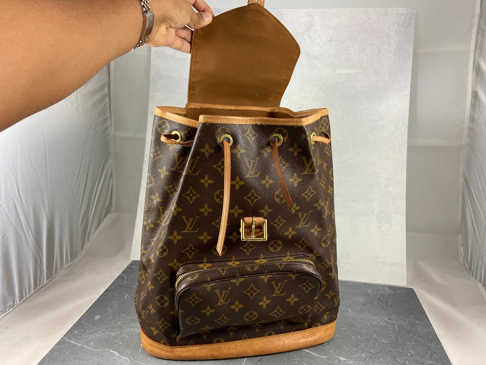 Louis Vuitton Montsouris GM Backpack Monogram Canvas