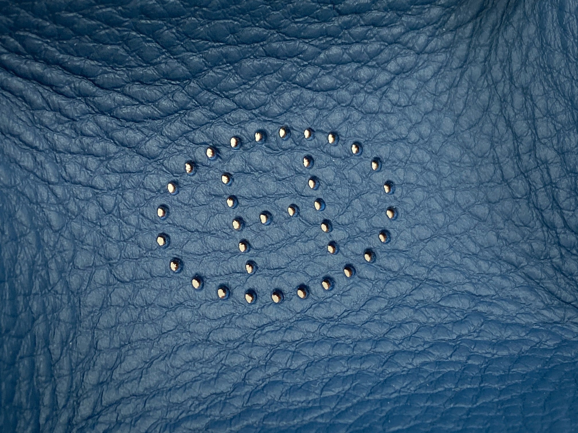 Hermès Mises et Relances Catchall Tray Blue / Brown leather incl. Box