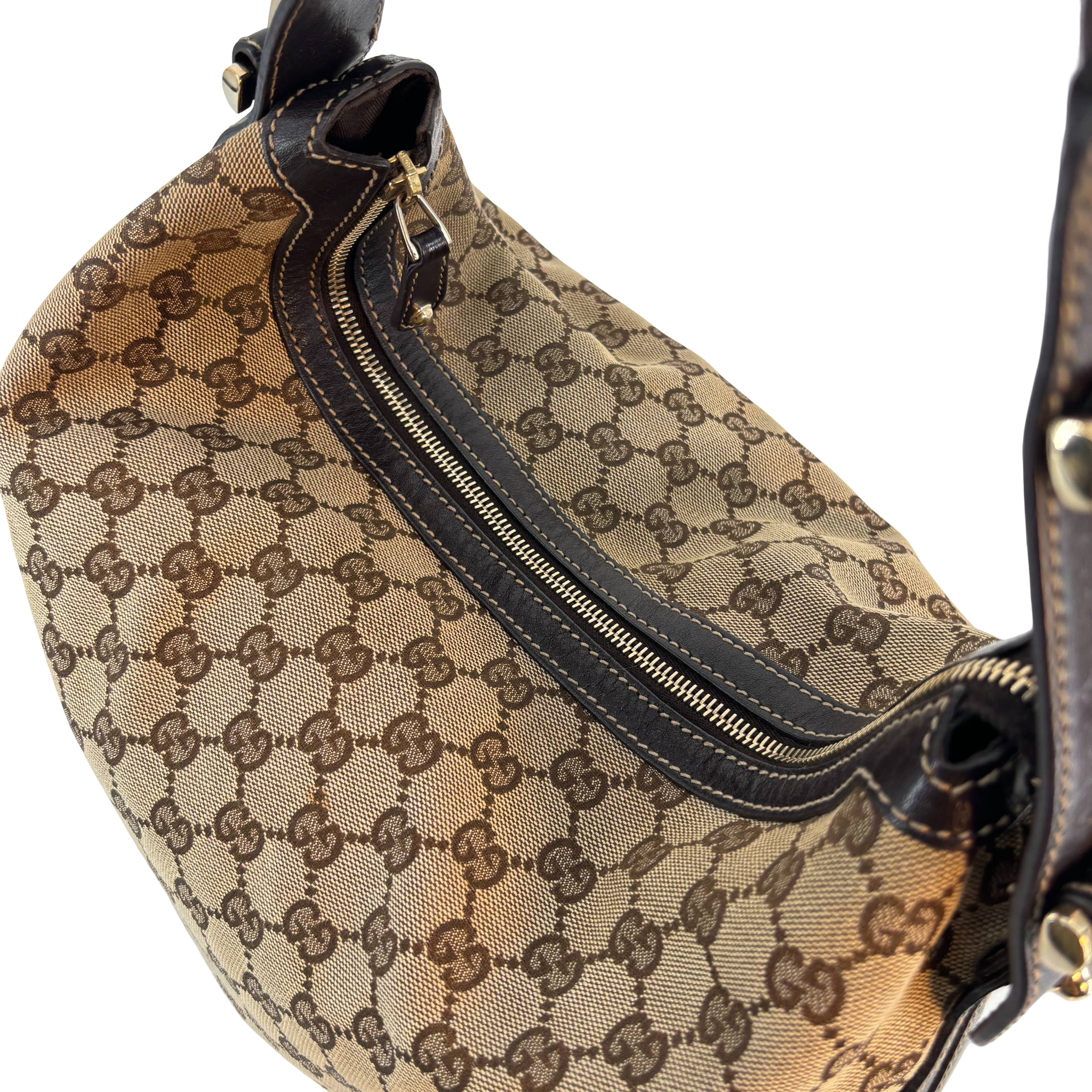 Gucci Pelham Hobo Bag Beige GG Monogram
