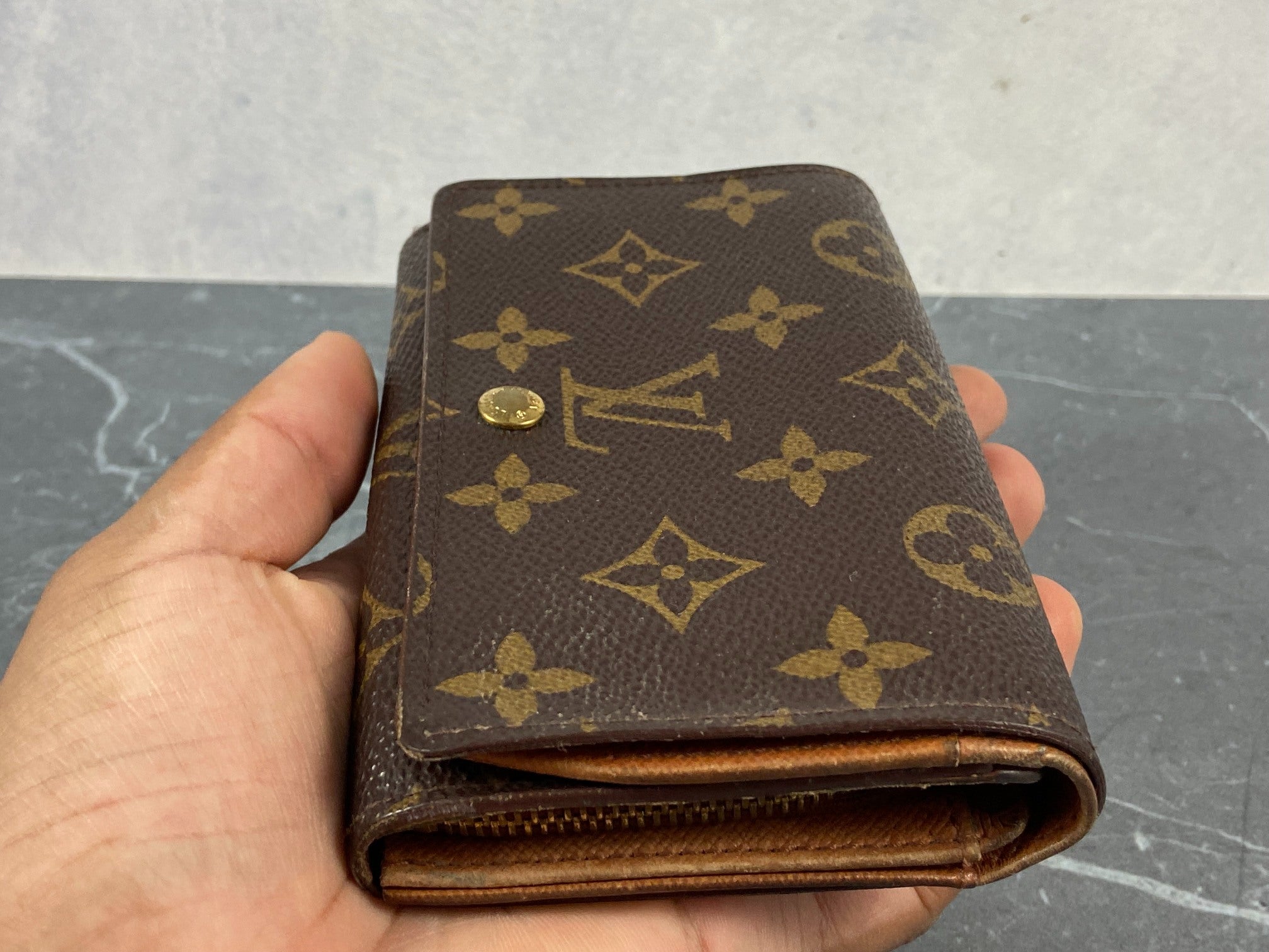 Louis Vuitton Porte-Monnaie Tresor Monogram Canvas