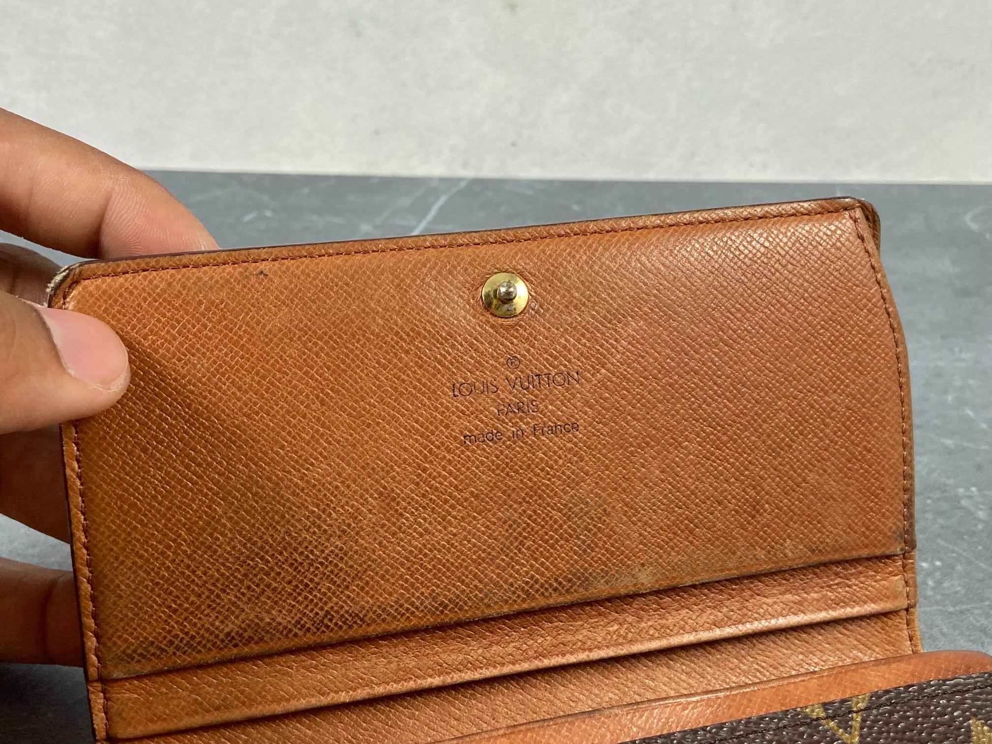 Louis Vuitton Porte-Monnaie Tresor Monogram Canvas