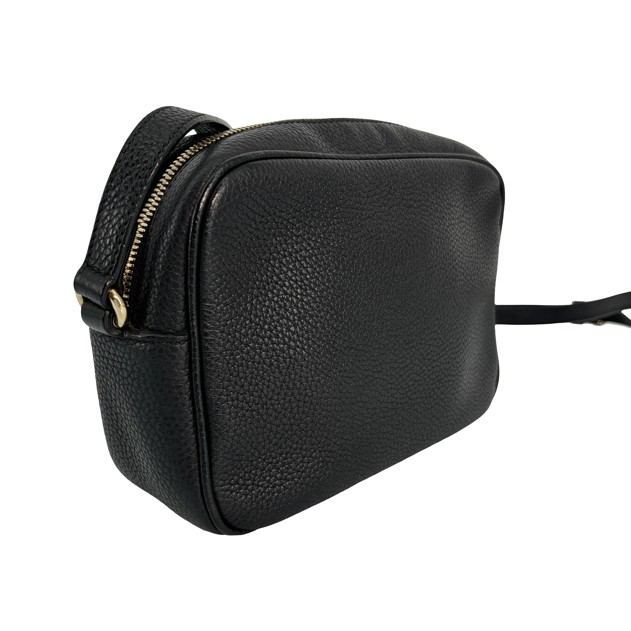Gucci Soho Disco Shoulder Bag Black Leather