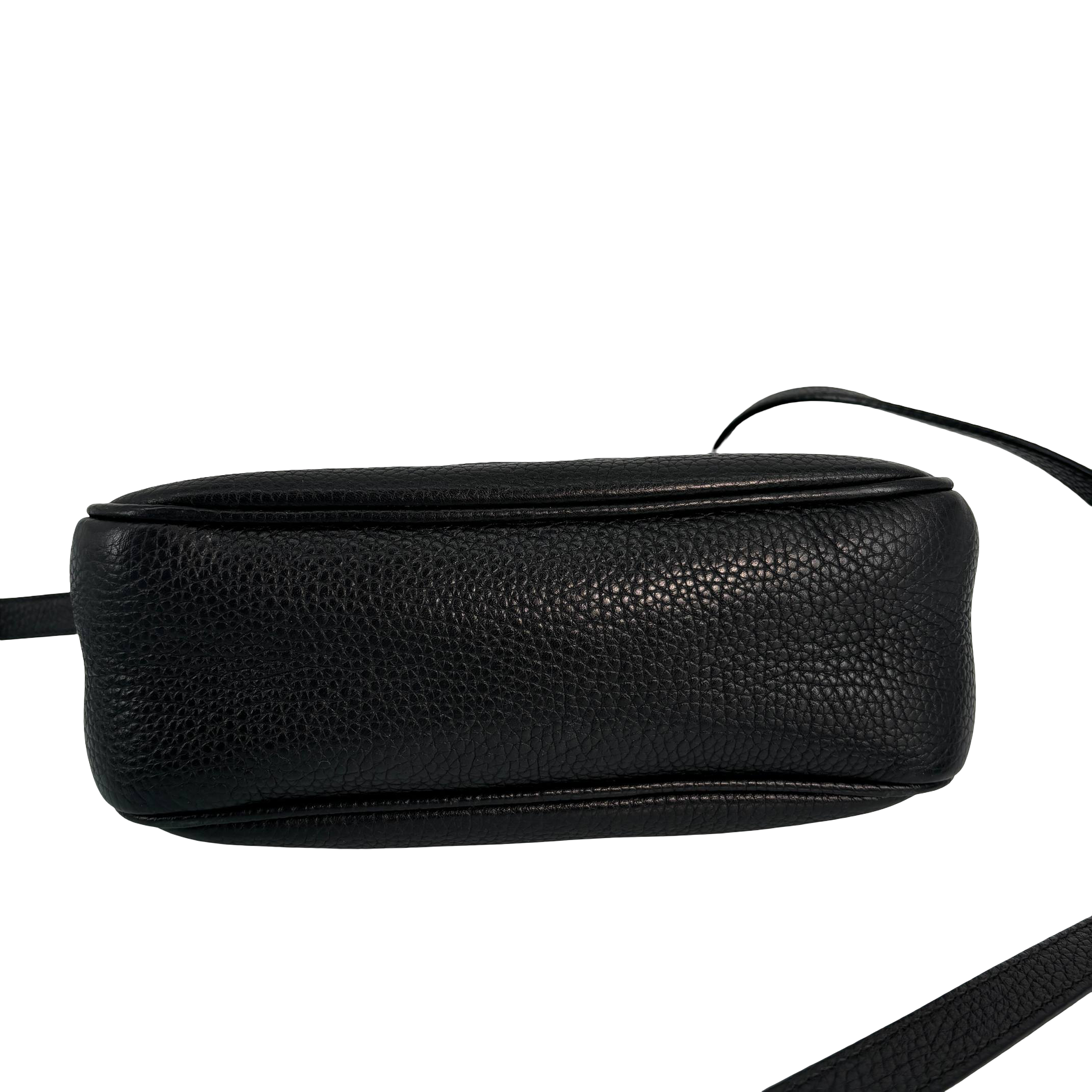 Gucci Soho Disco Shoulder Bag Black Leather