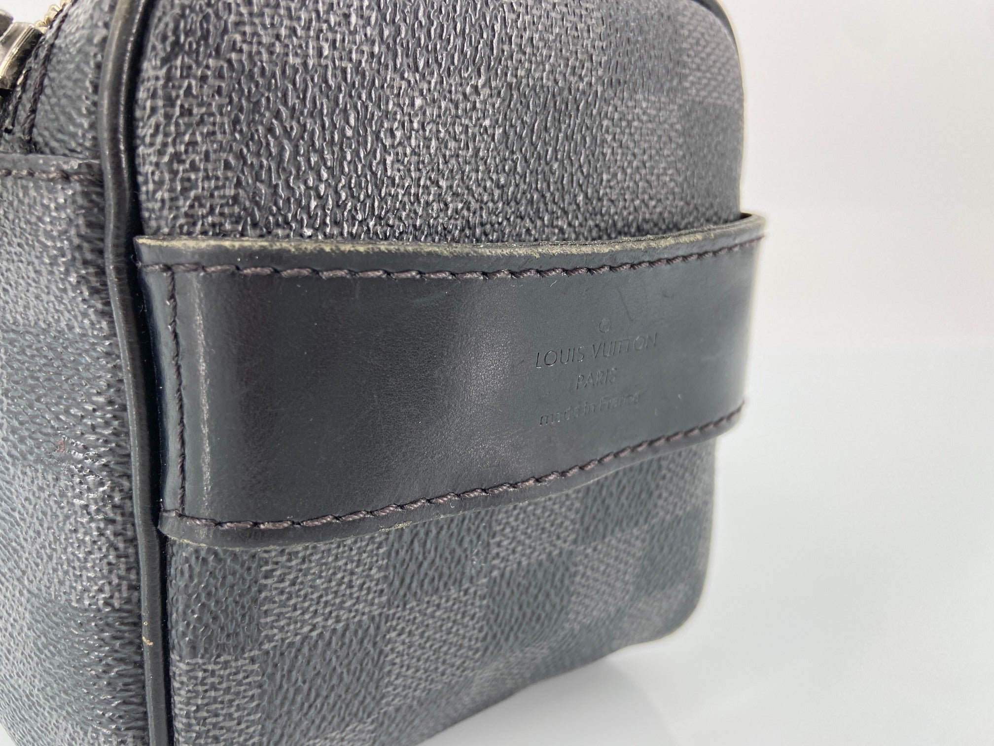 Louis Vuitton Dopp Kit Vanity Bag Damier Graphite Canvas incl. Dustbag