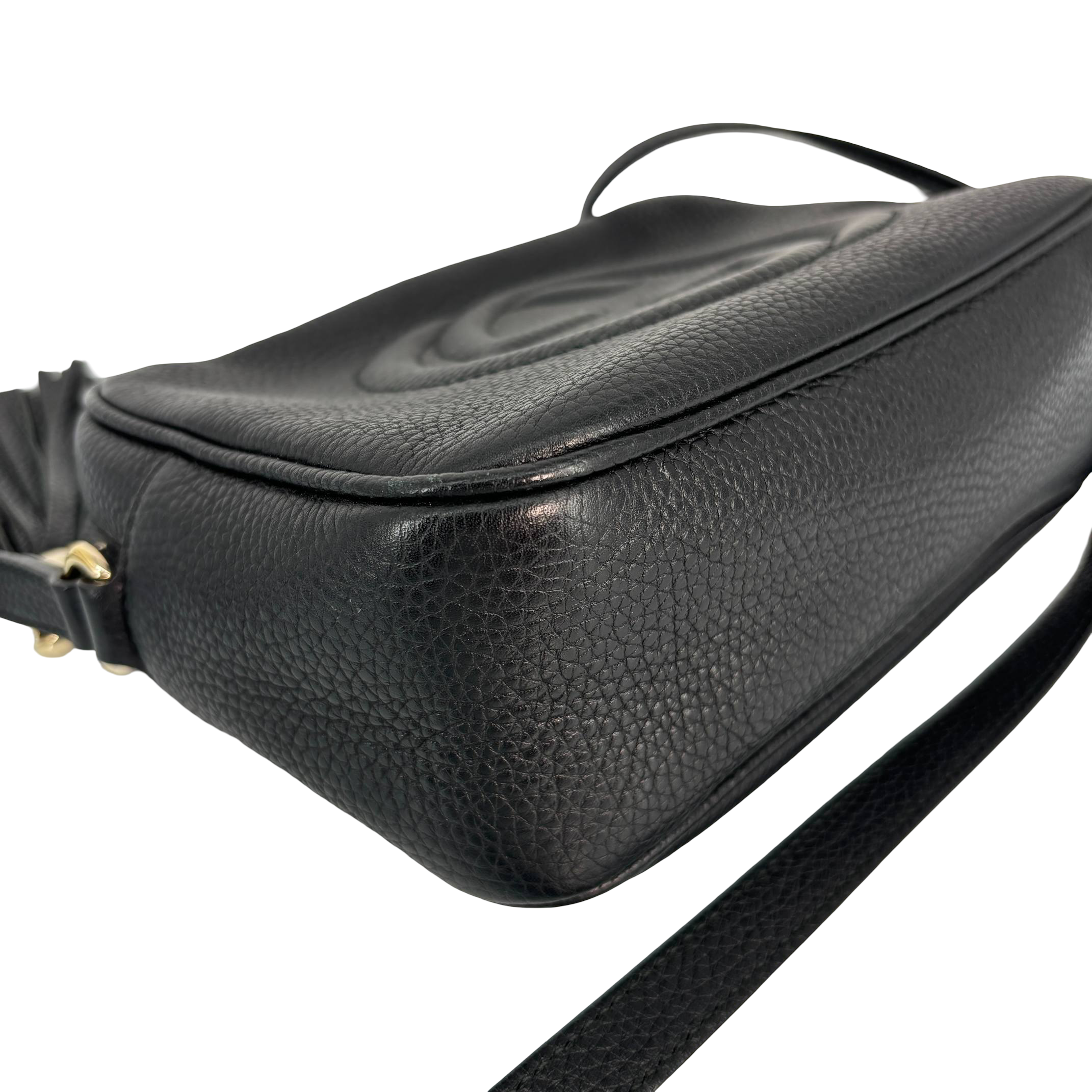 Gucci Soho Disco Shoulder Bag Black Leather