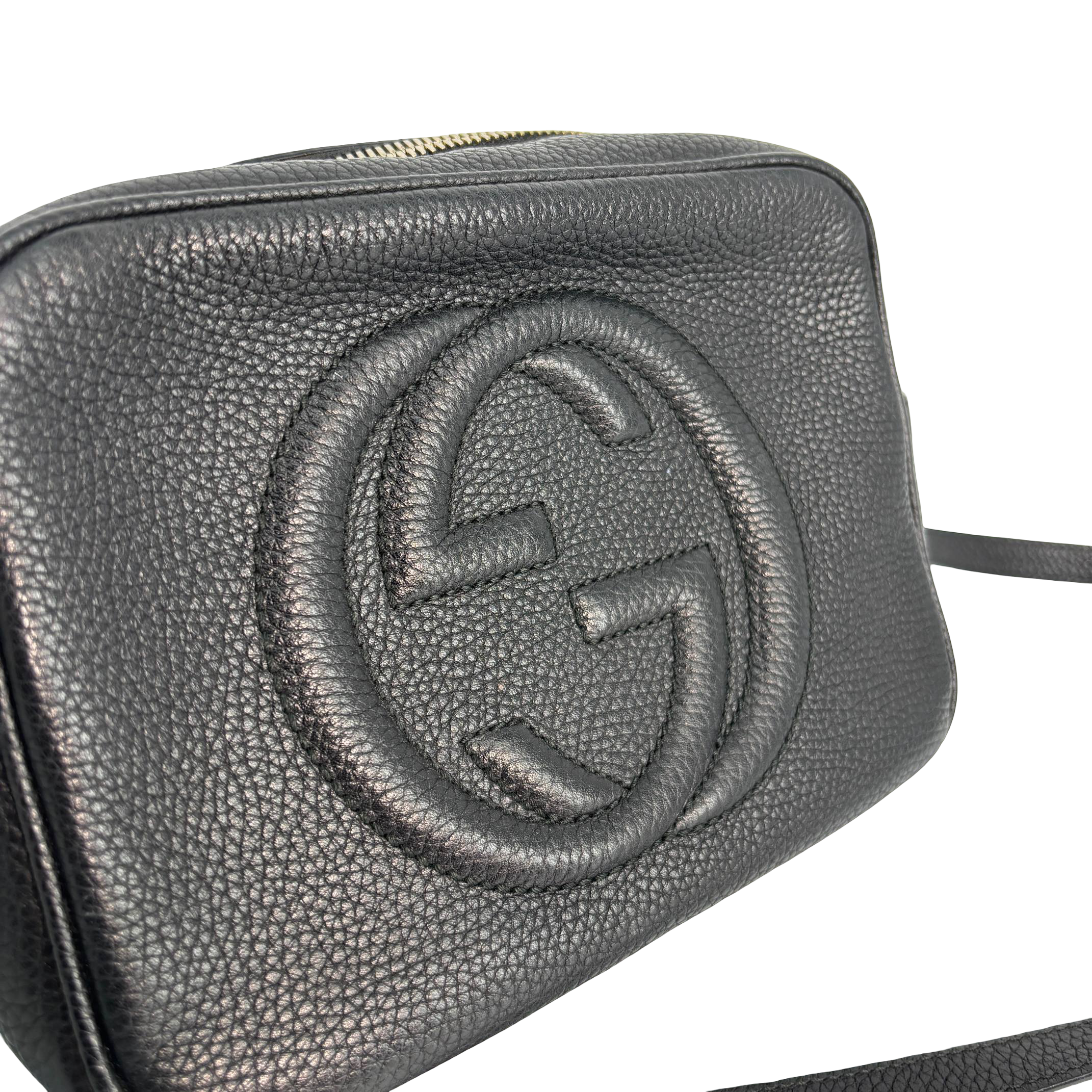Gucci Soho Disco Shoulder Bag Black Leather