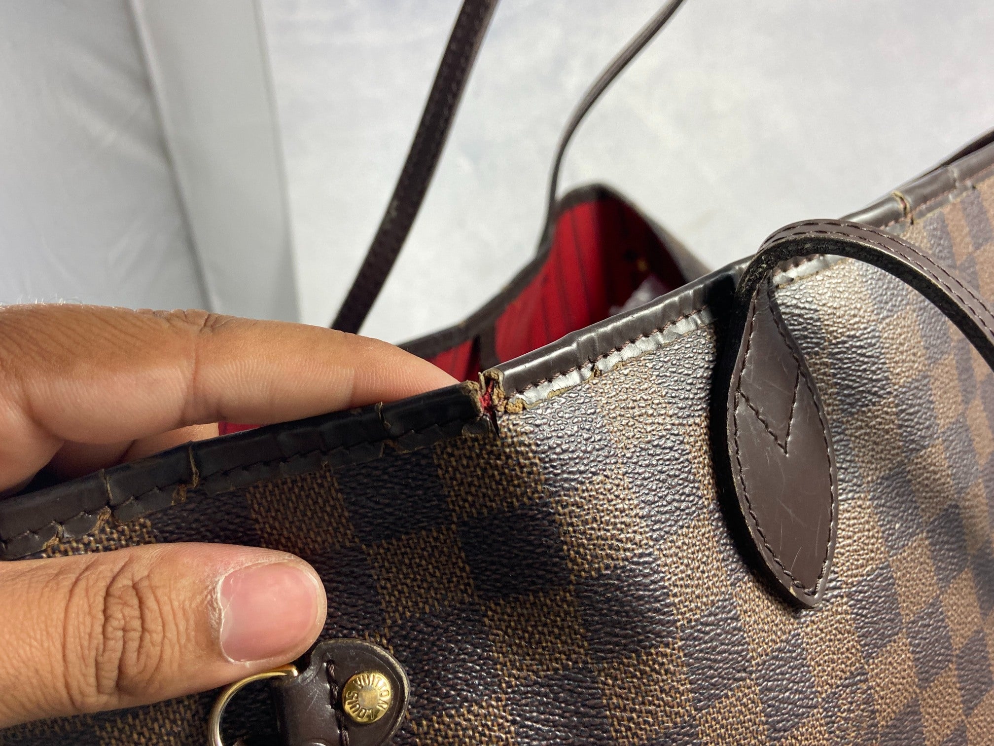 Louis Vuitton Neverfull GM Damier Ebene Canvas