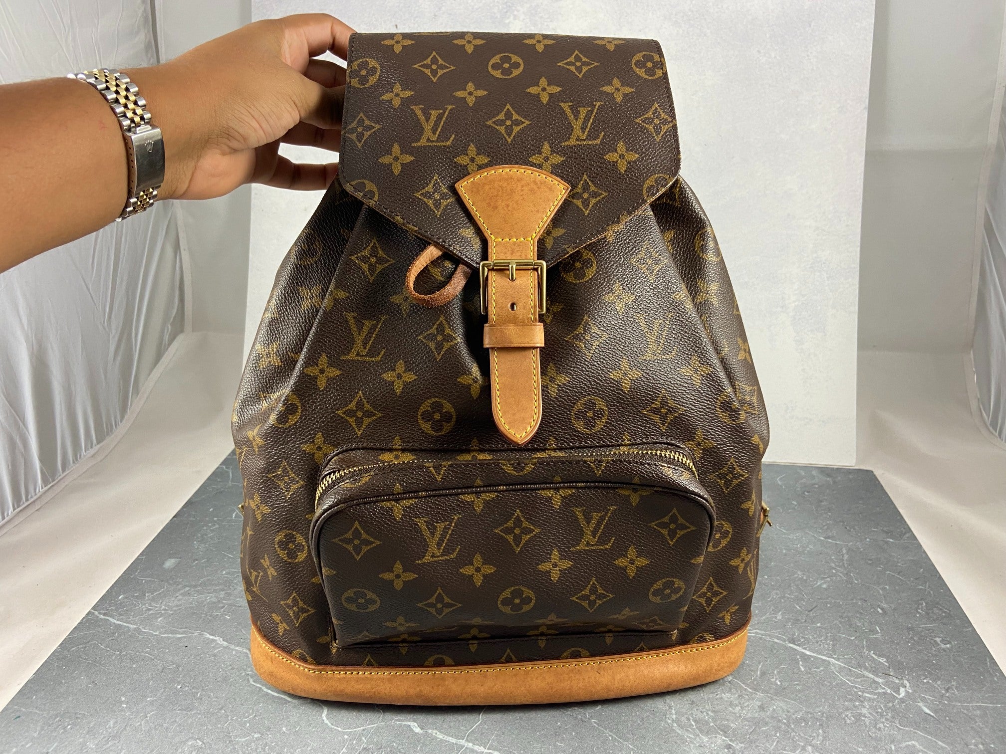 Louis Vuitton Montsouris GM Backpack Monogram Canvas
