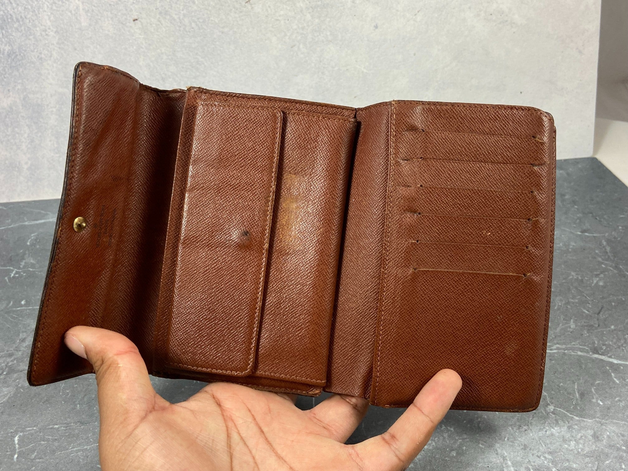 Louis Vuitton Porte Tresor Etui Wallet Monogram Canvas