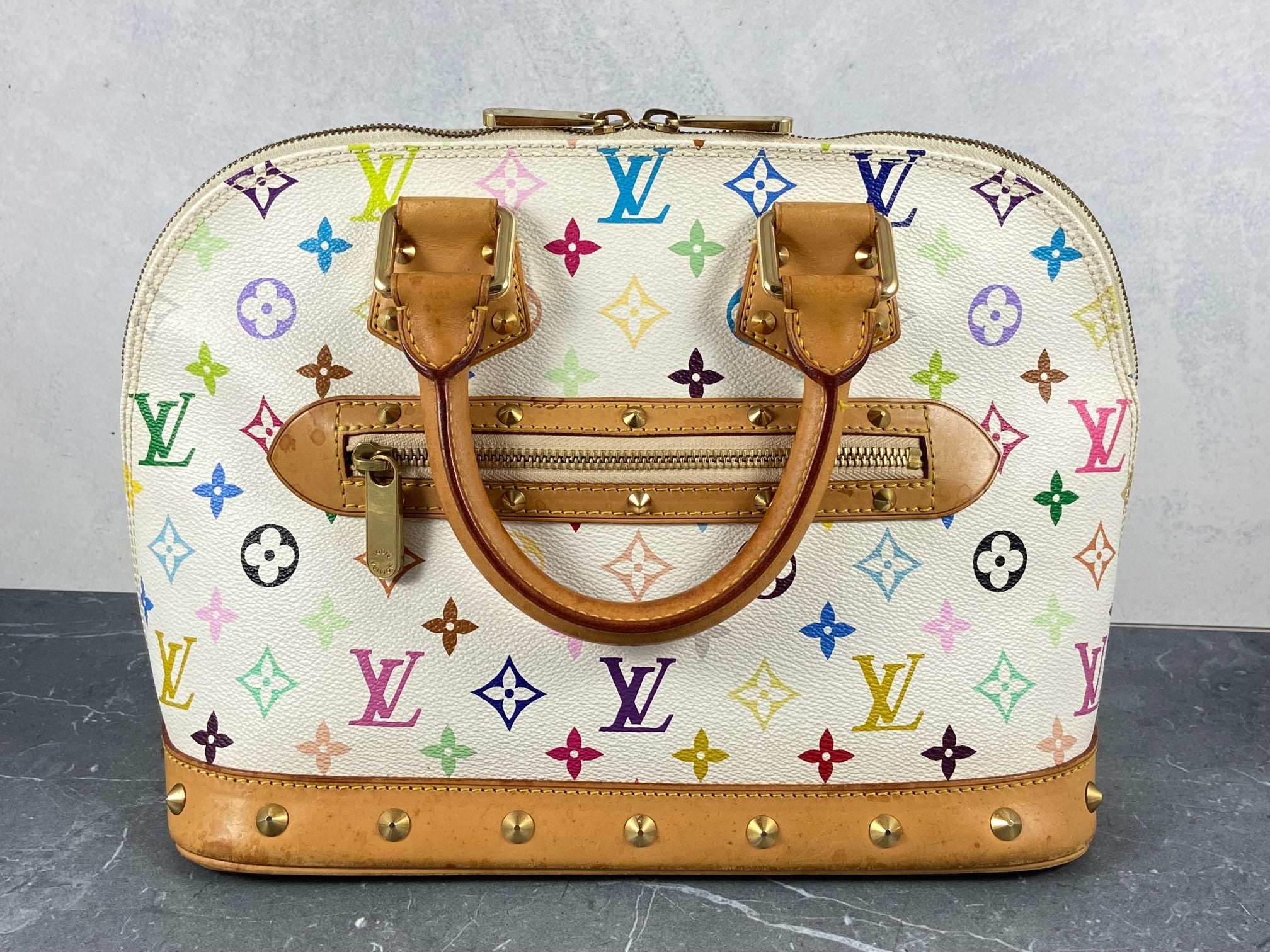 Louis Vuitton Takashi Murakami Alma PM Multicolor White