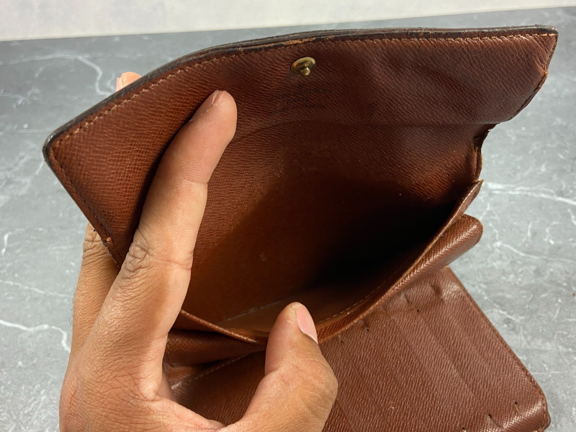 Louis Vuitton Porte Tresor Etui Wallet Monogram Canvas