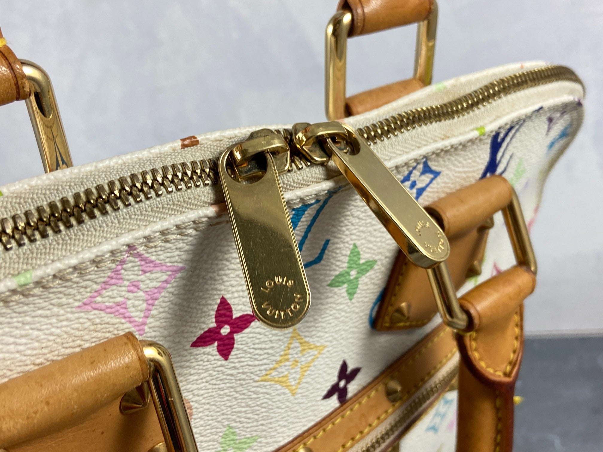 Louis Vuitton Takashi Murakami Alma PM Multicolor White