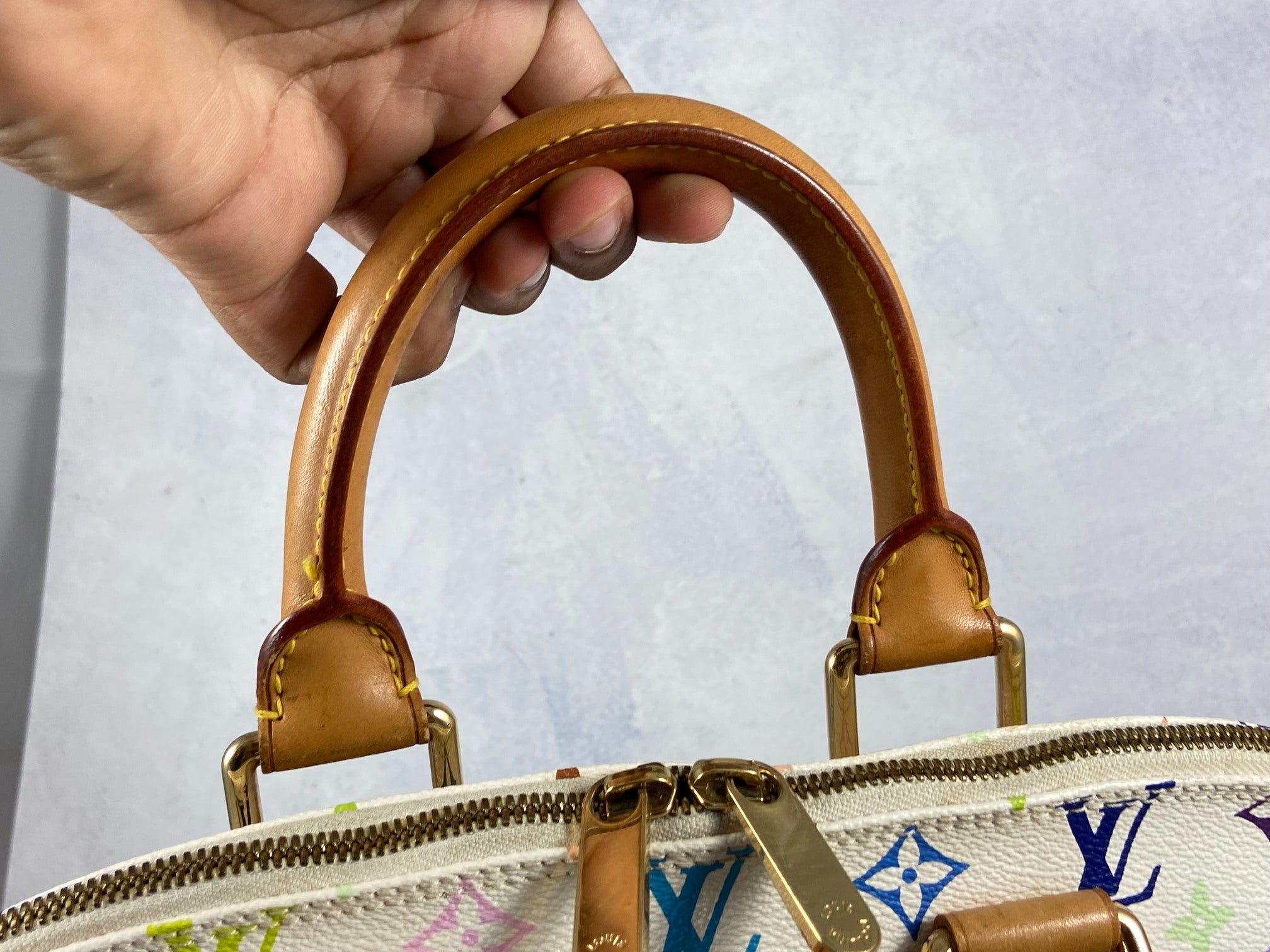 Louis Vuitton Takashi Murakami Alma PM Multicolor White