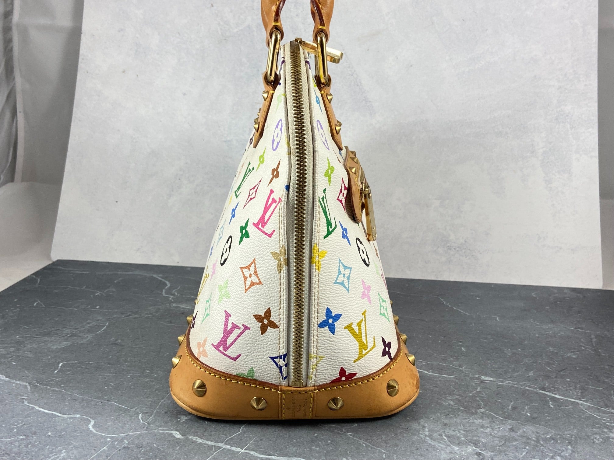 Louis Vuitton Takashi Murakami Alma PM Multicolor White
