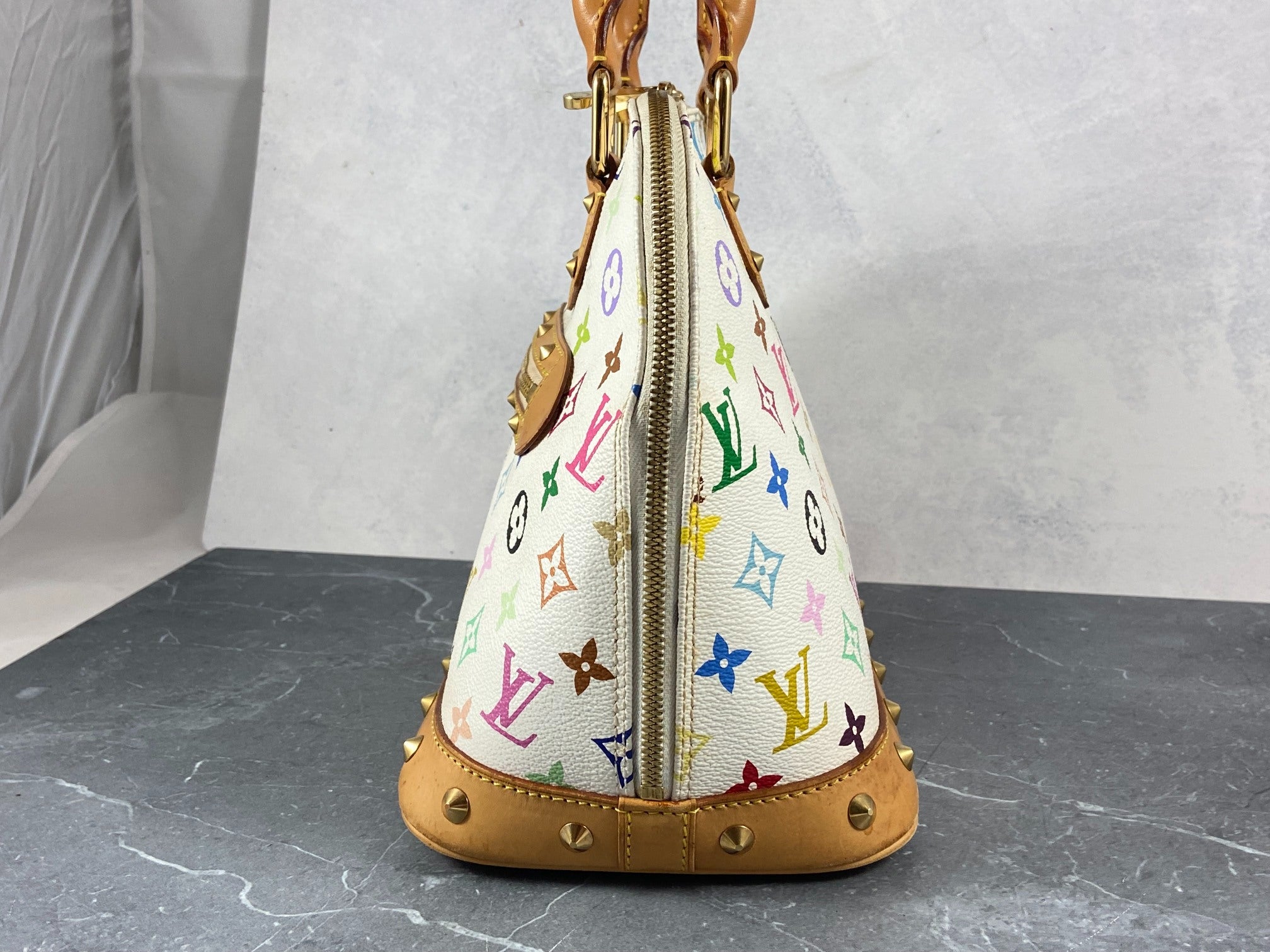 Louis Vuitton Takashi Murakami Alma PM Multicolor White