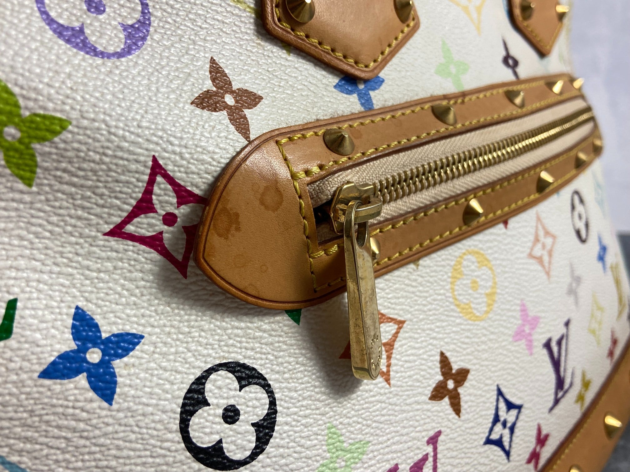 Louis Vuitton Takashi Murakami Alma PM Multicolor White