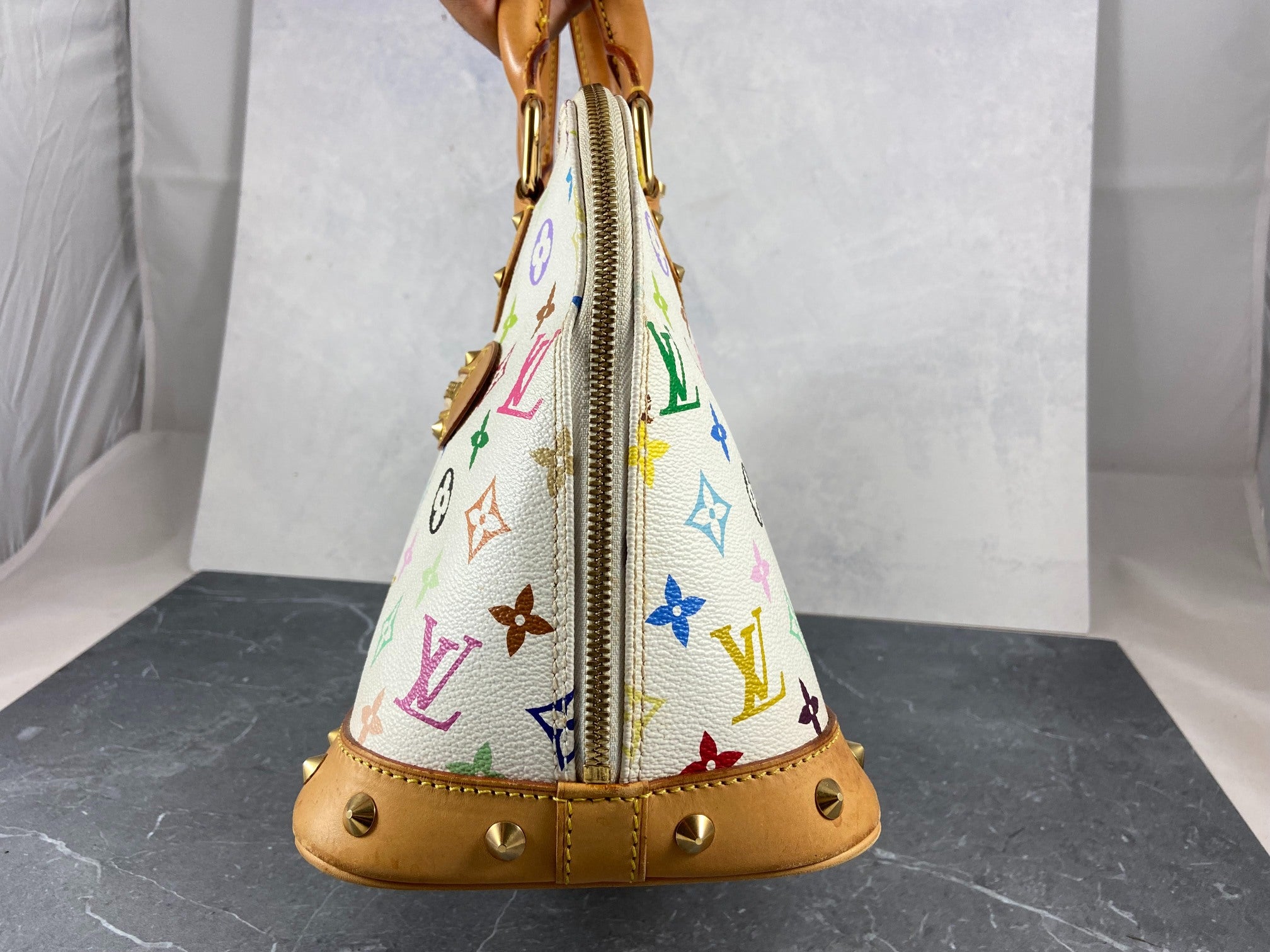 Louis Vuitton Takashi Murakami Alma PM Multicolor White