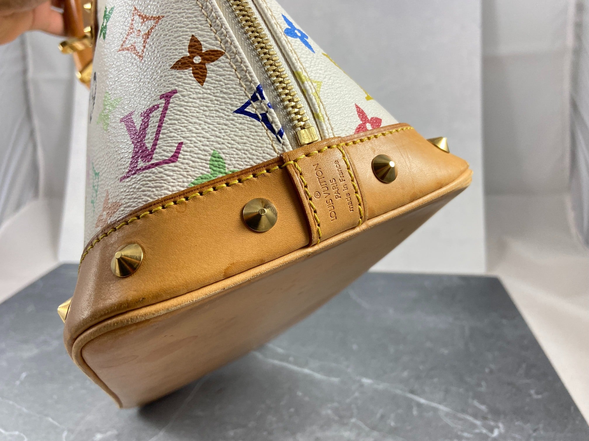 Louis Vuitton Takashi Murakami Alma PM Multicolor White