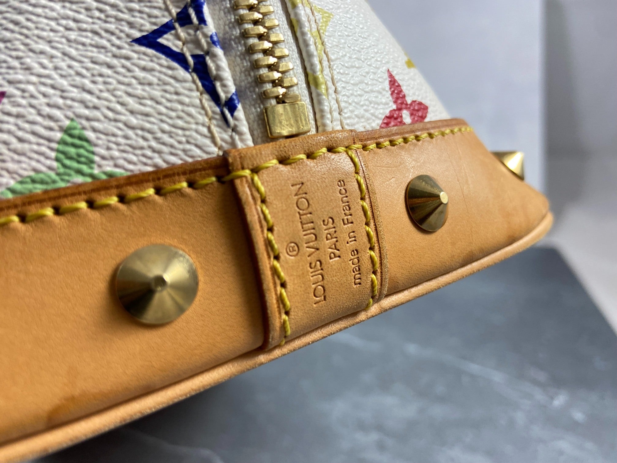 Louis Vuitton Takashi Murakami Alma PM Multicolor White